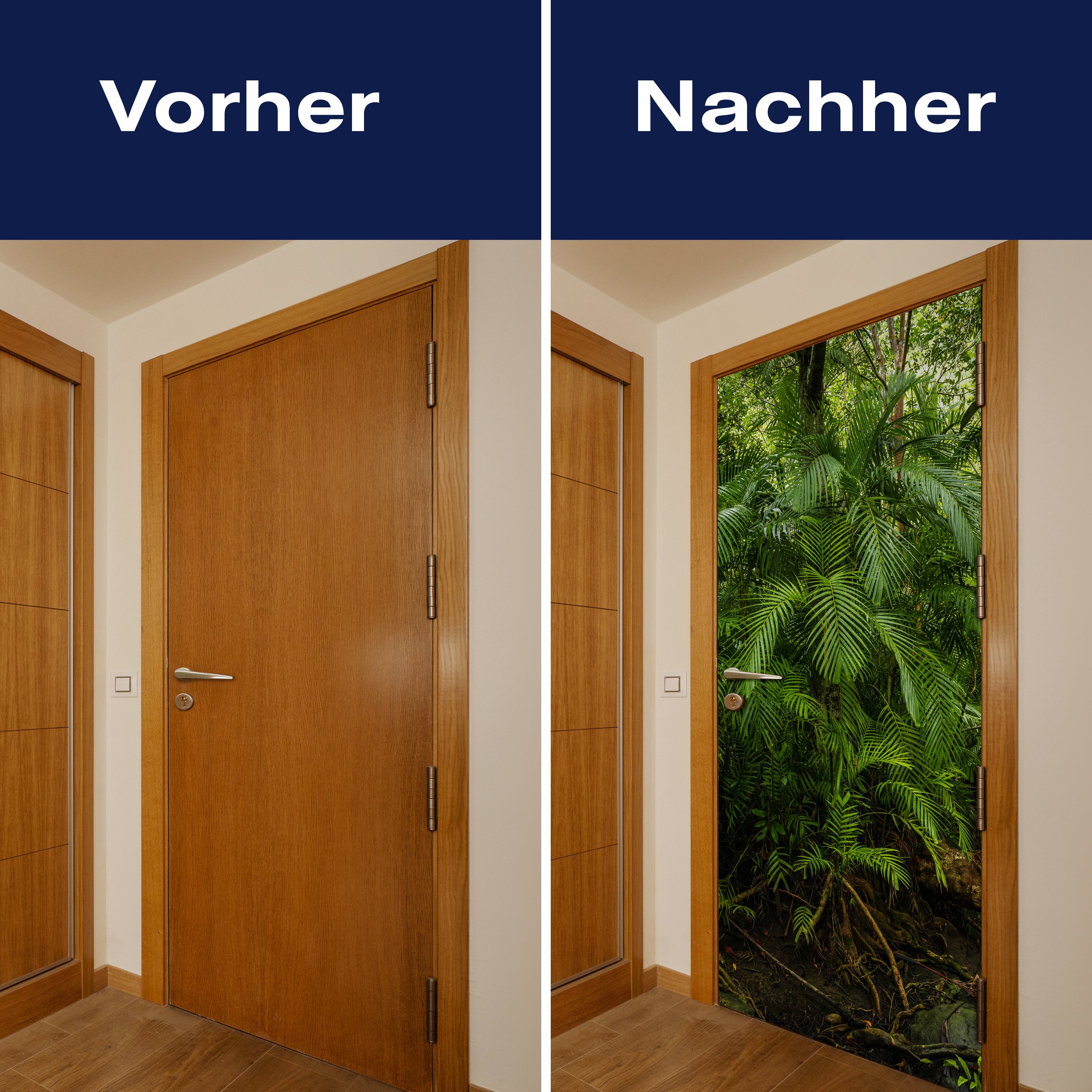 Türtapete Palmenwedel, Dschungel, Palme, Urwald M1354 - Bild 10 Türtapete Palmenwedel, Dschungel, Palme, Urwald M1354 - Bild 10