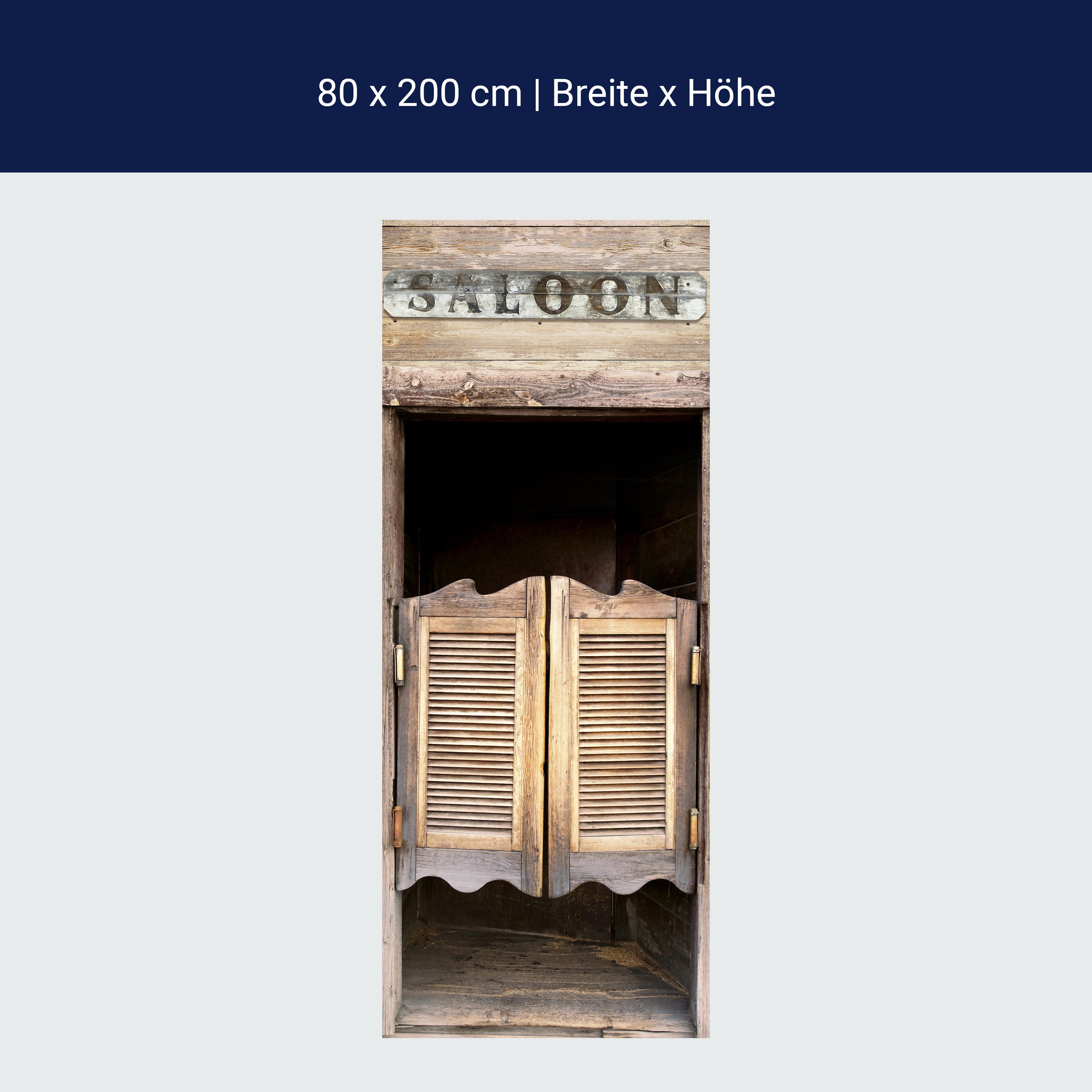 Türtapete Saloon Tür, Cowboy, Wilder Westen, Holz M1382 Türtapete Saloon Tür, Cowboy, Wilder Westen, Holz M1382