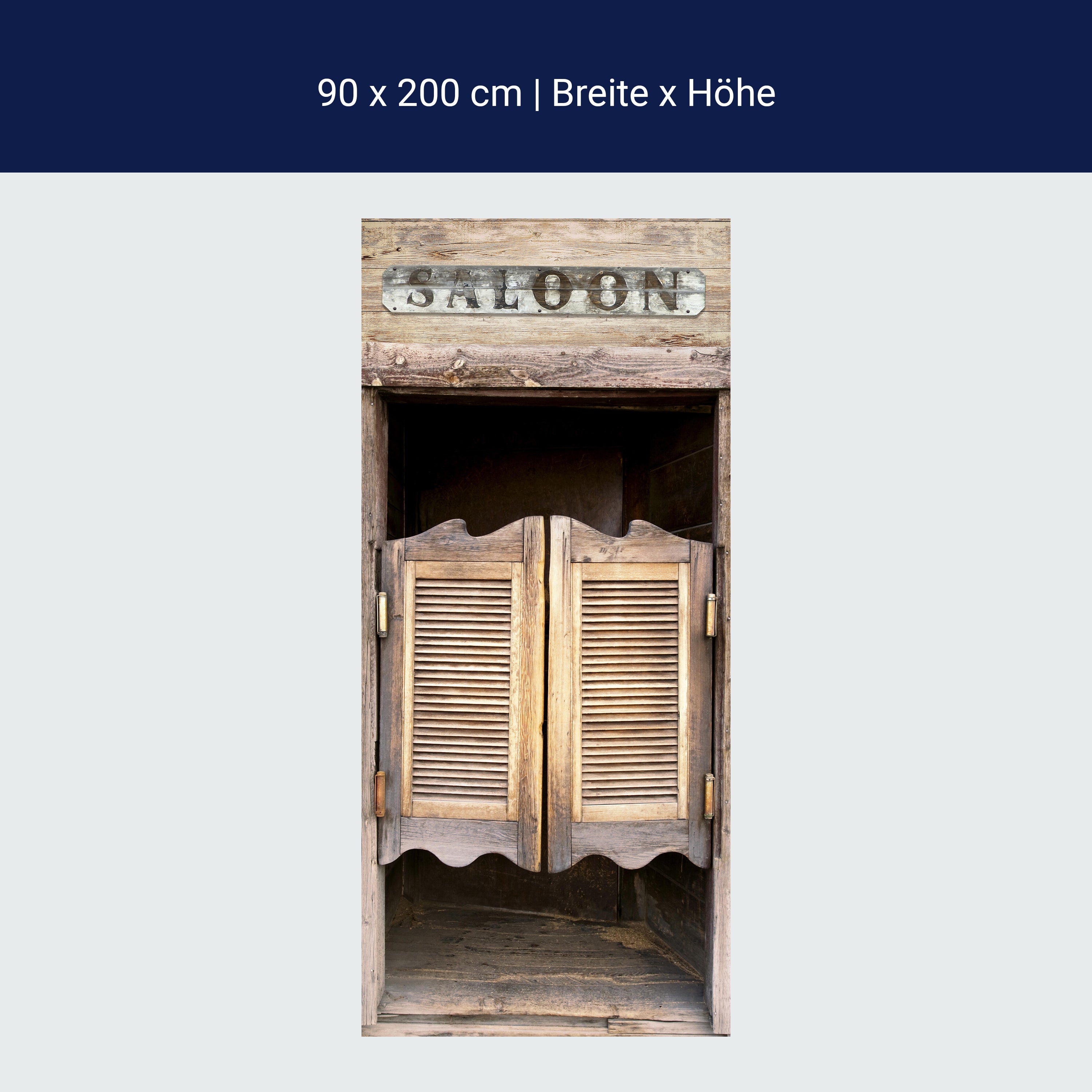 Türtapete Saloon Tür, Cowboy, Wilder Westen, Holz M1382 Türtapete Saloon Tür, Cowboy, Wilder Westen, Holz M1382