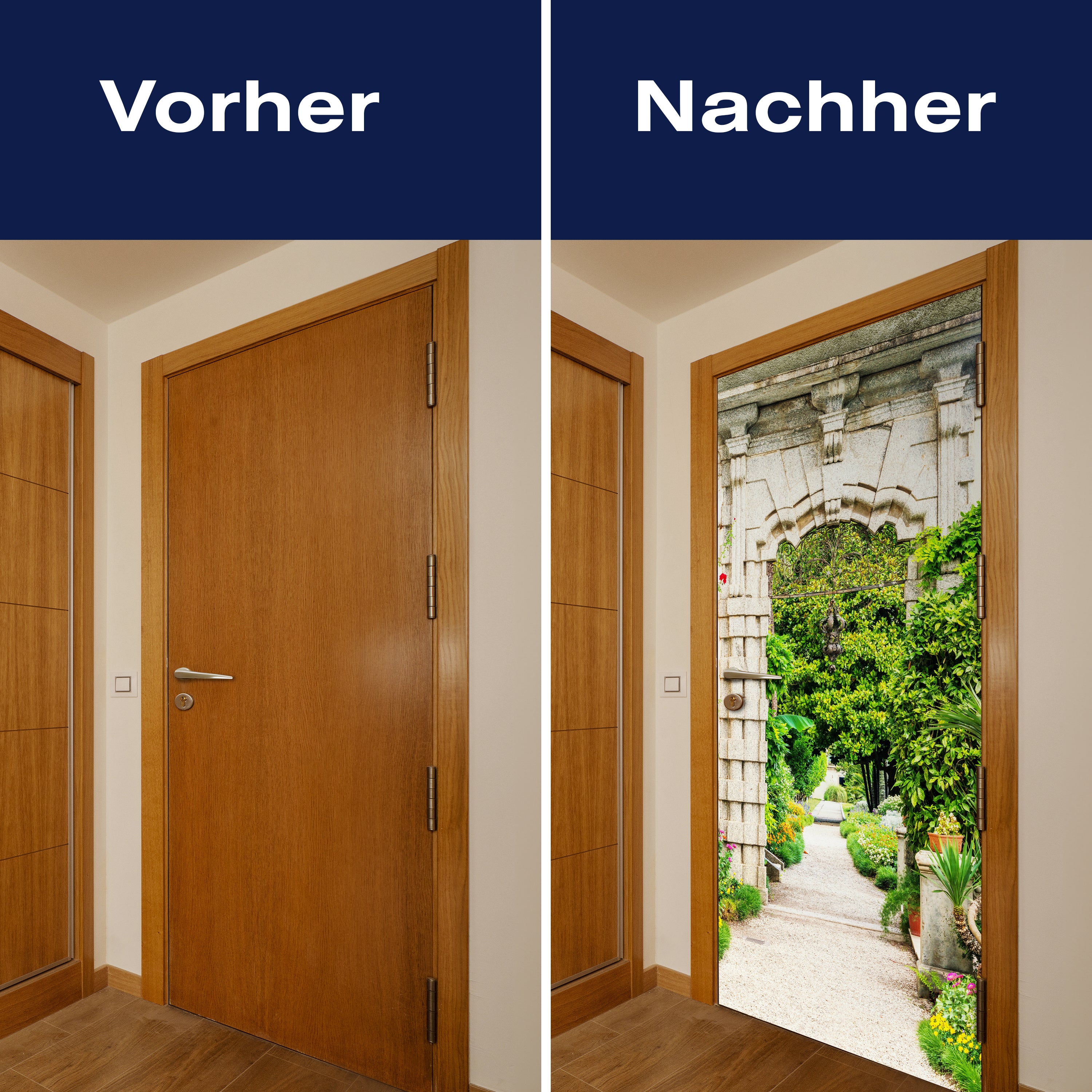 Türtapete Steintor im Garten, Pflanzen, Bäume M1396 - Bild 10 Türtapete Steintor im Garten, Pflanzen, Bäume M1396 - Bild 10