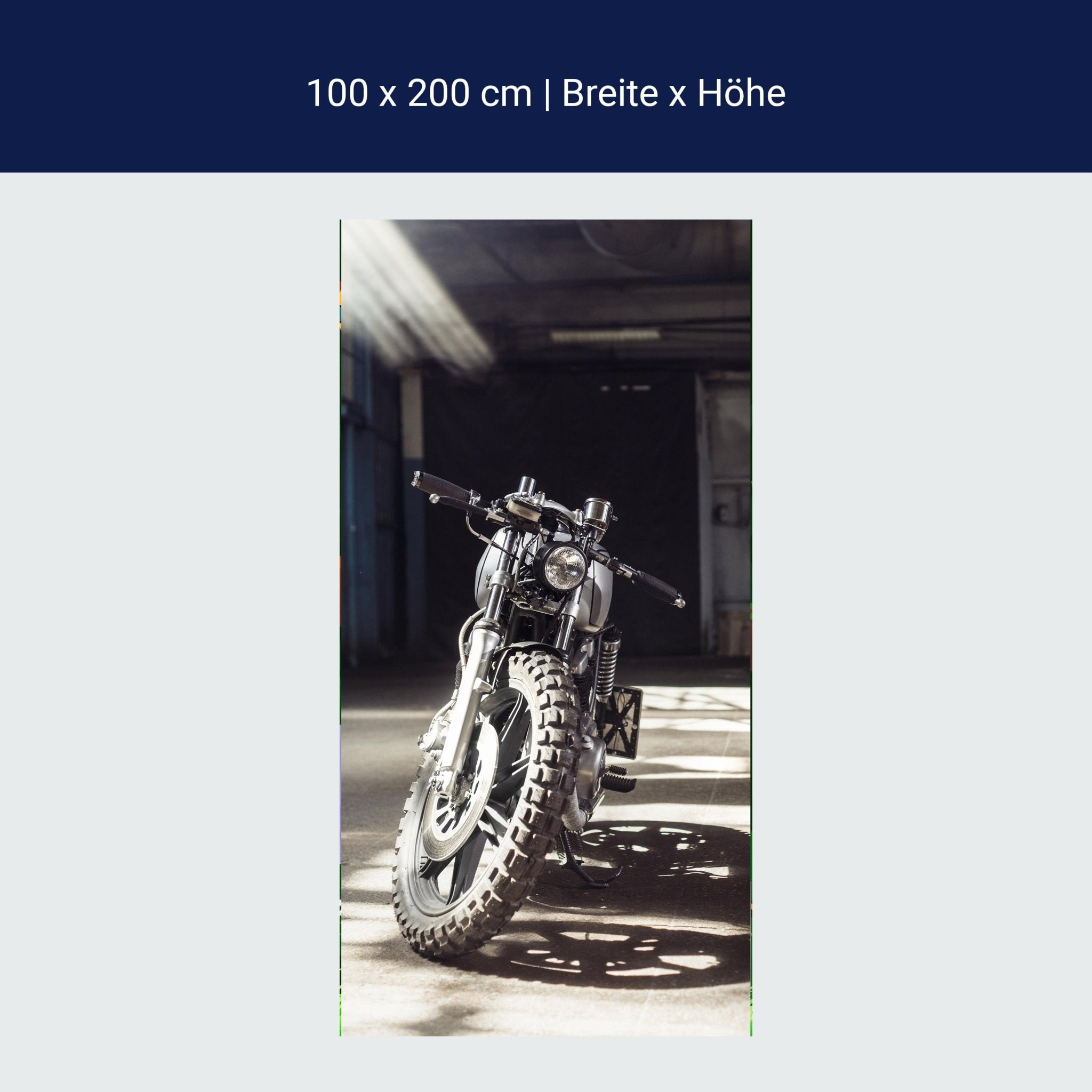 Türtapete Motorrad, Naked Bike, Garage, Offroad M1399 Türtapete Motorrad, Naked Bike, Garage, Offroad M1399