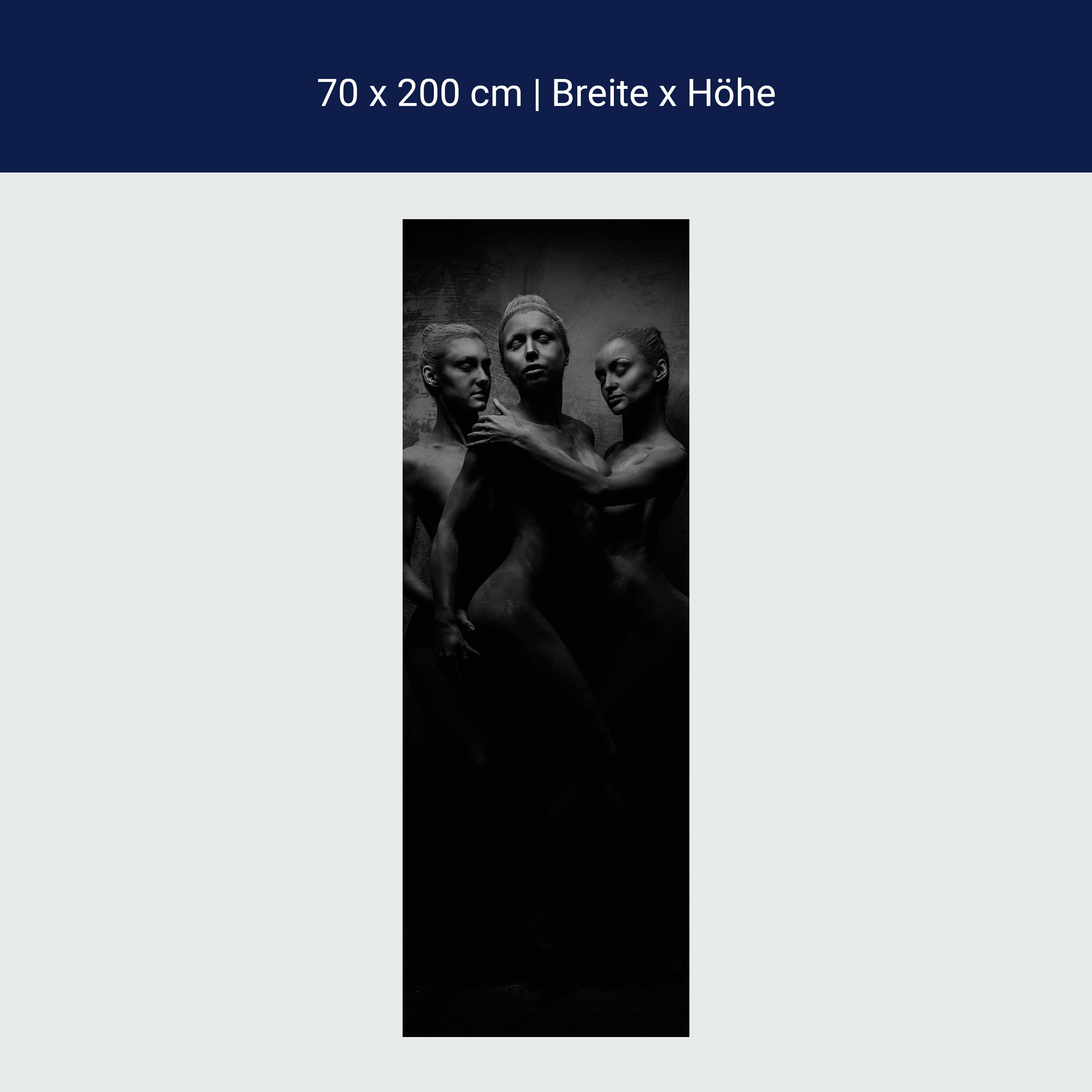 Türtapete Frauen Model Beton Body Arts M1415 Türtapete Frauen Model Beton Body Arts M1415