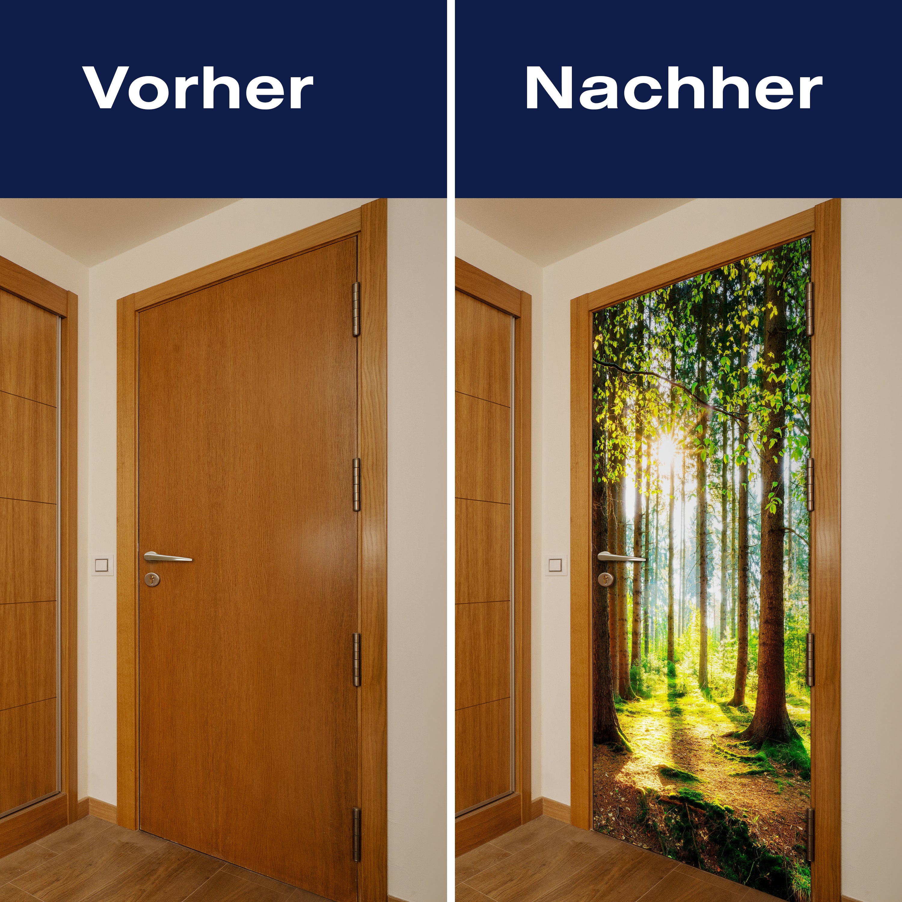 Türtapete Wald, Bäume, Lichtung M1422 - Bild 10 Türtapete Wald, Bäume, Lichtung M1422 - Bild 10