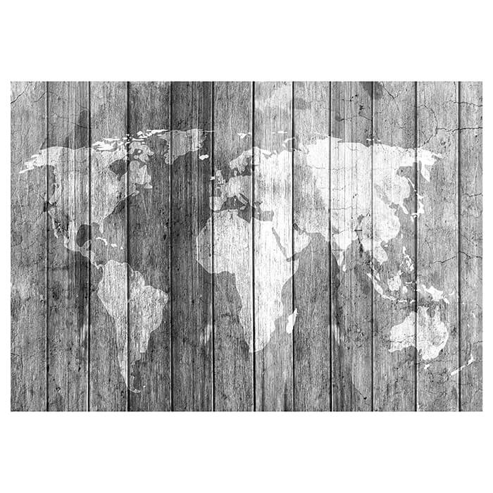 Fototapete Weltkarte Holz Wand M1468 - Bild 2 Fototapete Weltkarte Holz Wand M1468 - Bild 2