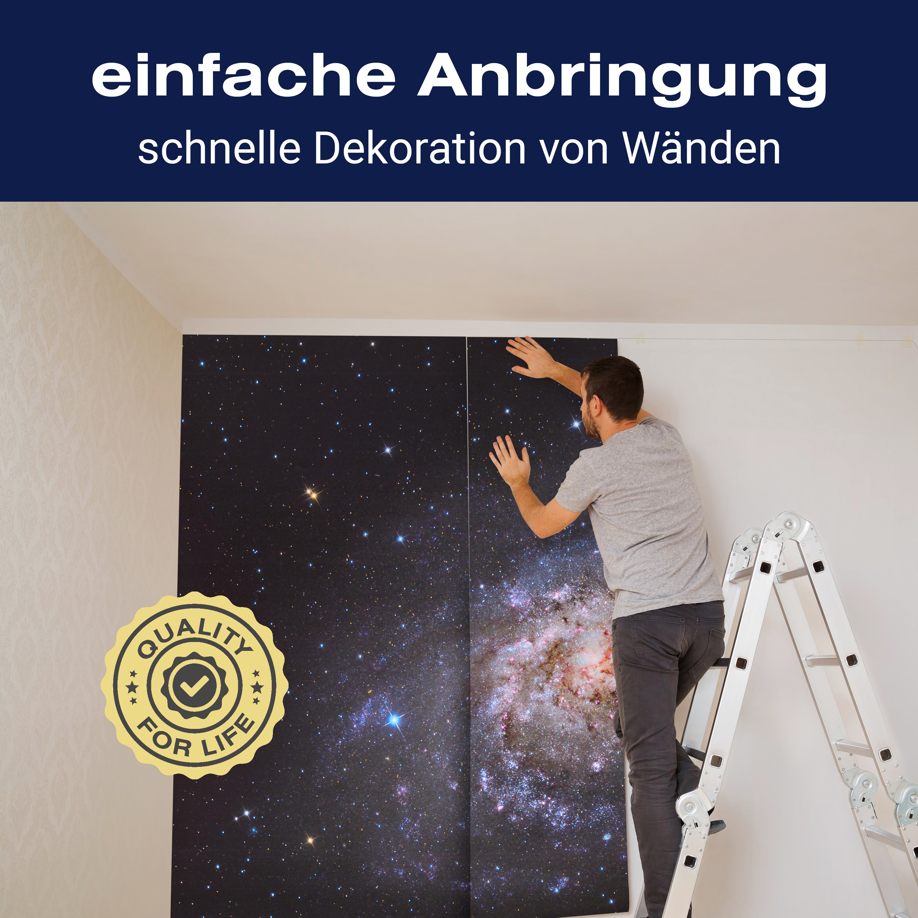 Fototapete Galaxy Universum M1488 - Bild 3 Fototapete Galaxy Universum M1488 - Bild 3