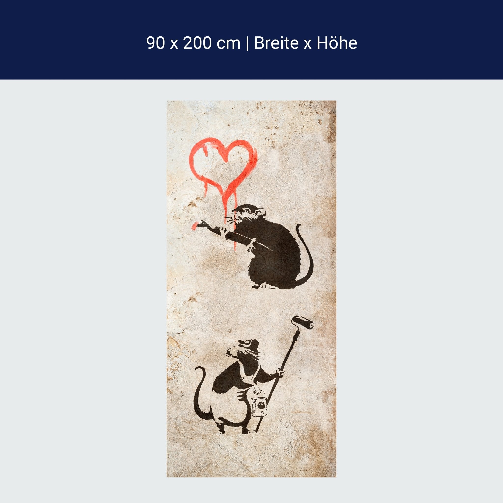 Türtapete Banksy Street Art M1540 Türtapete Banksy Street Art M1540