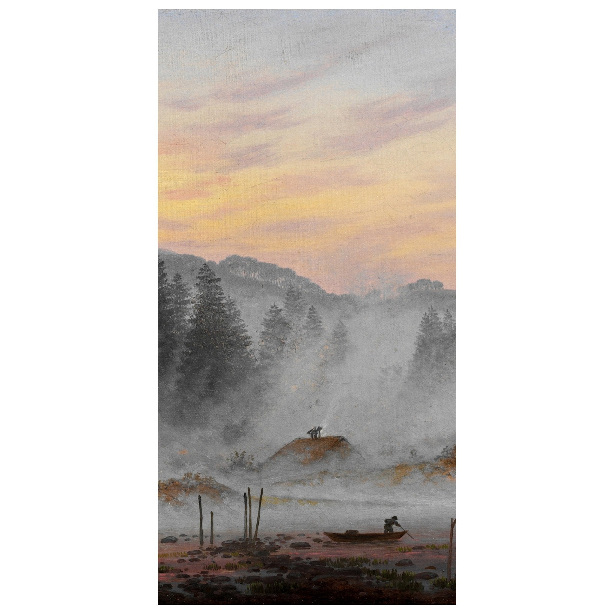 Türtapete Morgen Caspar David Friedrich M1549 - Bild 2 Türtapete Morgen Caspar David Friedrich M1549 - Bild 2