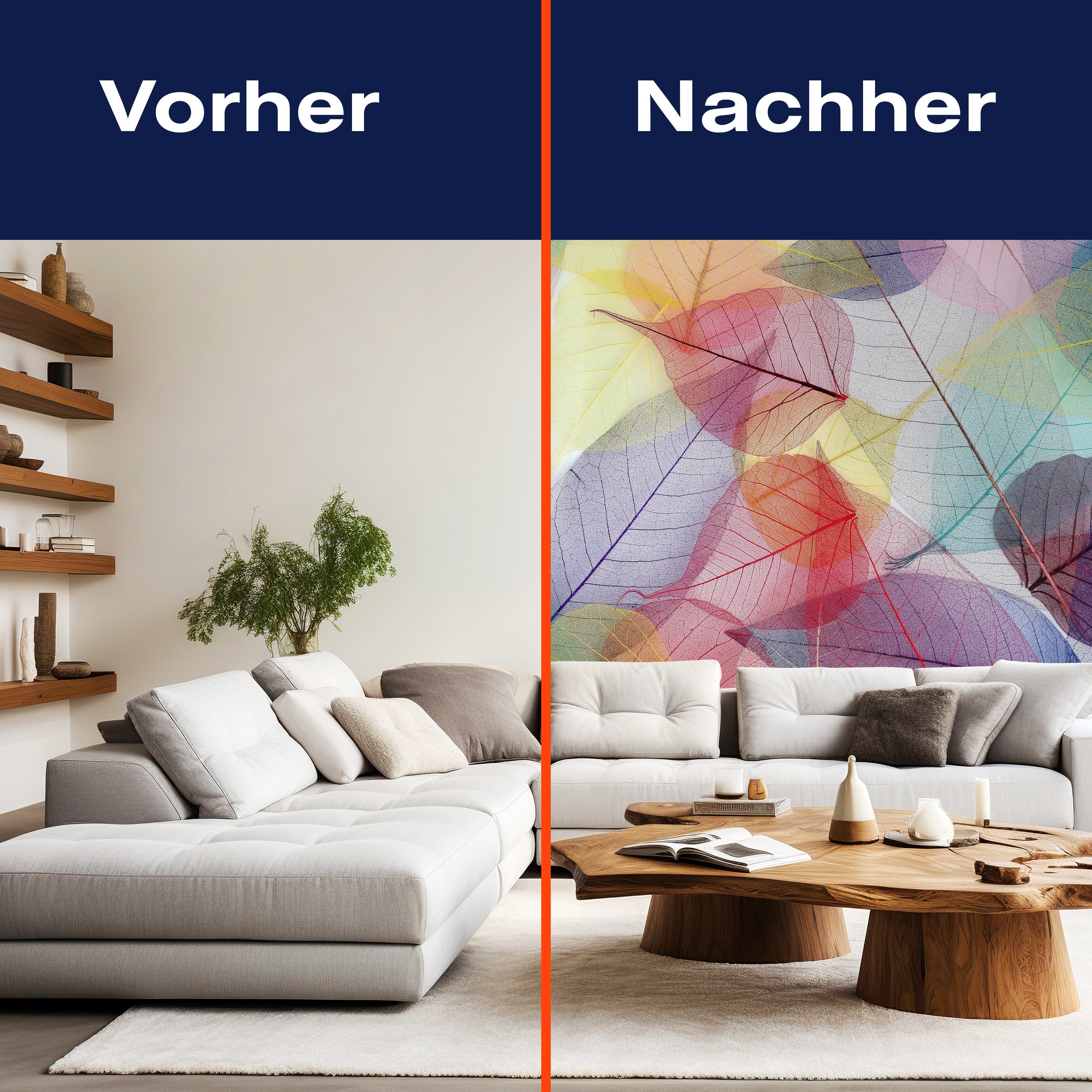 Fototapete bunte Blätter M1835 - Bild 9 Fototapete bunte Blätter M1835 - Bild 9