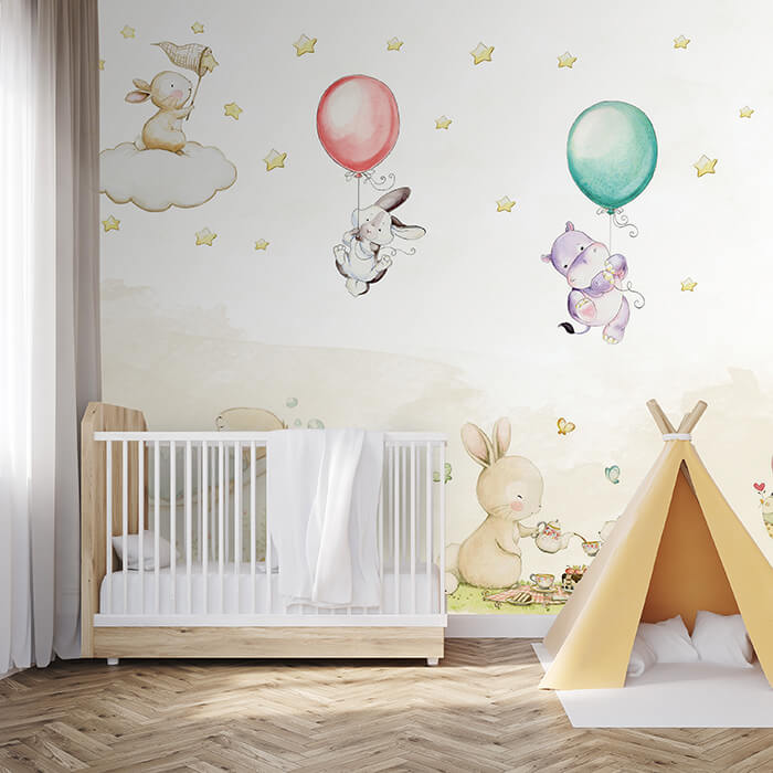 Fototapete Tiere Ballon M1846 - Bild 1 Fototapete Tiere Ballon M1846 - Bild 1