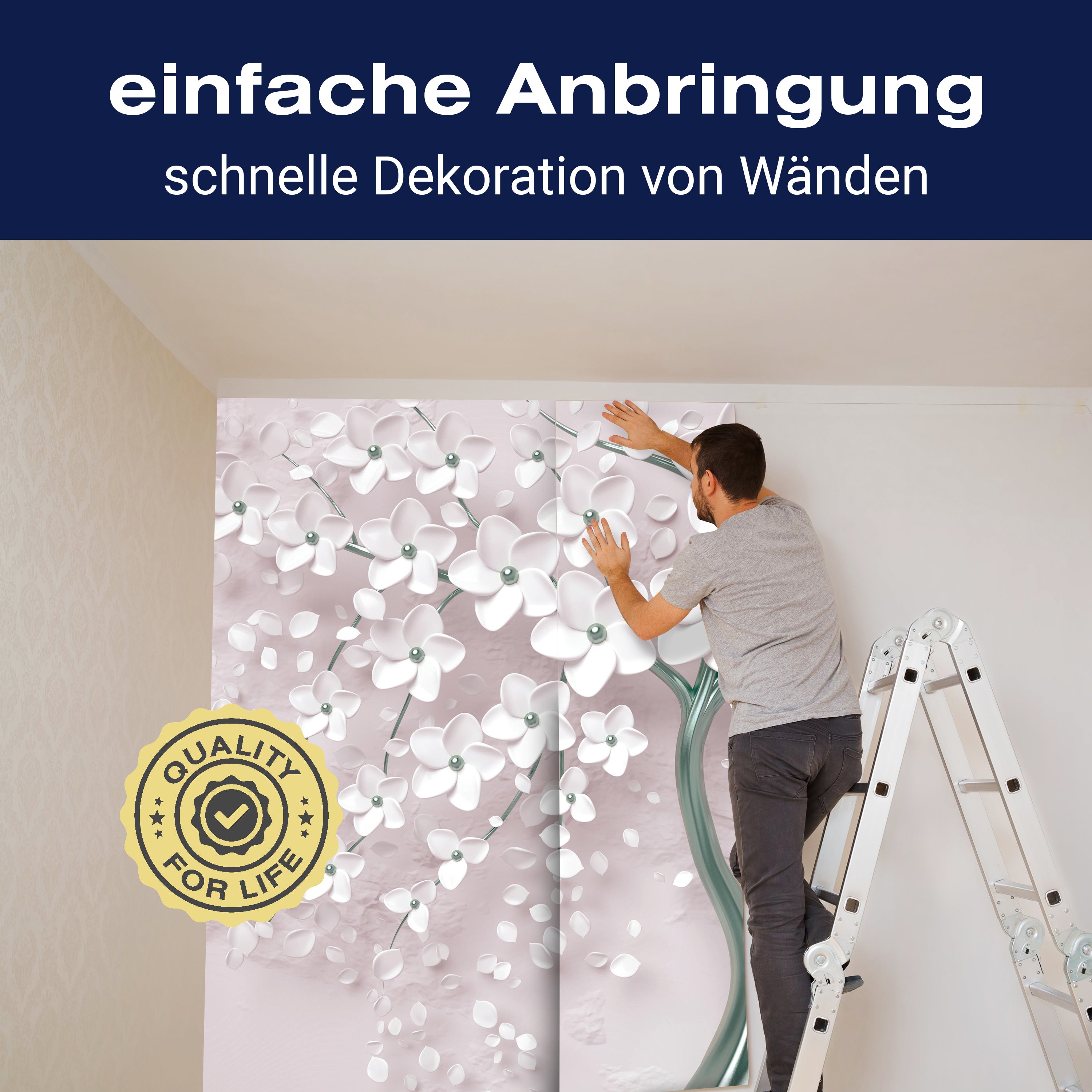 Fototapete Weiß Baum M1913 - Bild 3 Fototapete Weiß Baum M1913 - Bild 3