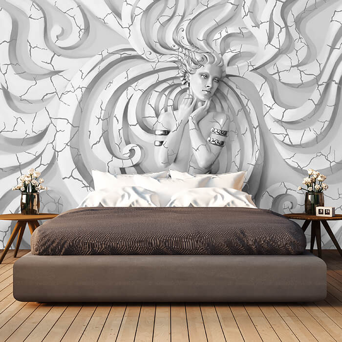 Fototapete Grau Fantasy Stein Abstrakt M3629 - Bild 1 Fototapete Grau Fantasy Stein Abstrakt M3629 - Bild 1