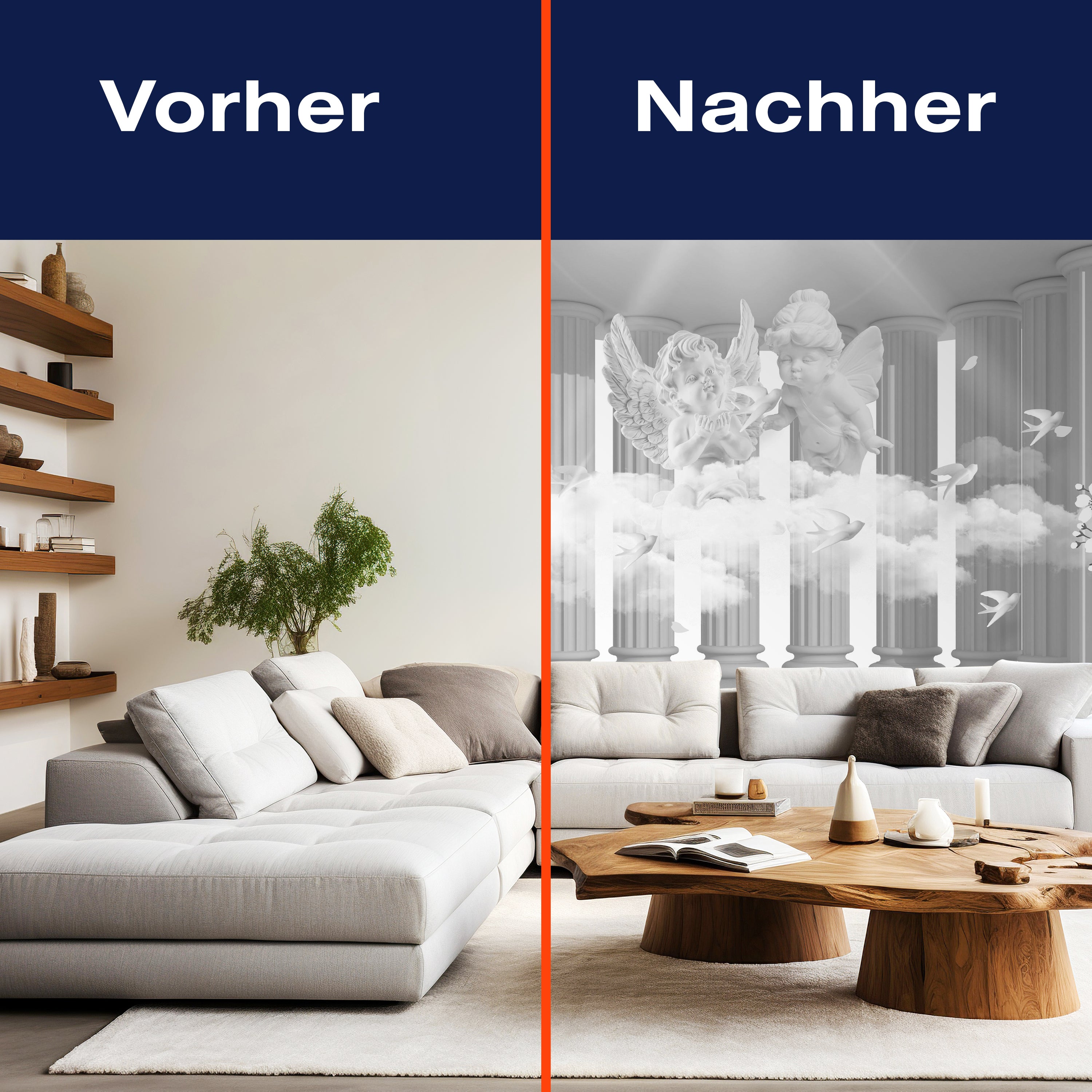 Fototapete Grau Säulen Engel M3749 - Bild 9 Fototapete Grau Säulen Engel M3749 - Bild 9