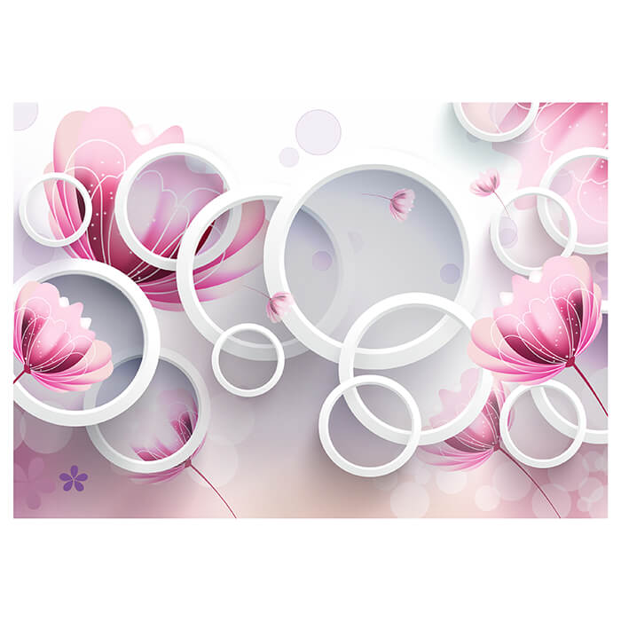 Fototapete Blumen weiß 3D M4311 - Bild 2 Fototapete Blumen weiß 3D M4311 - Bild 2