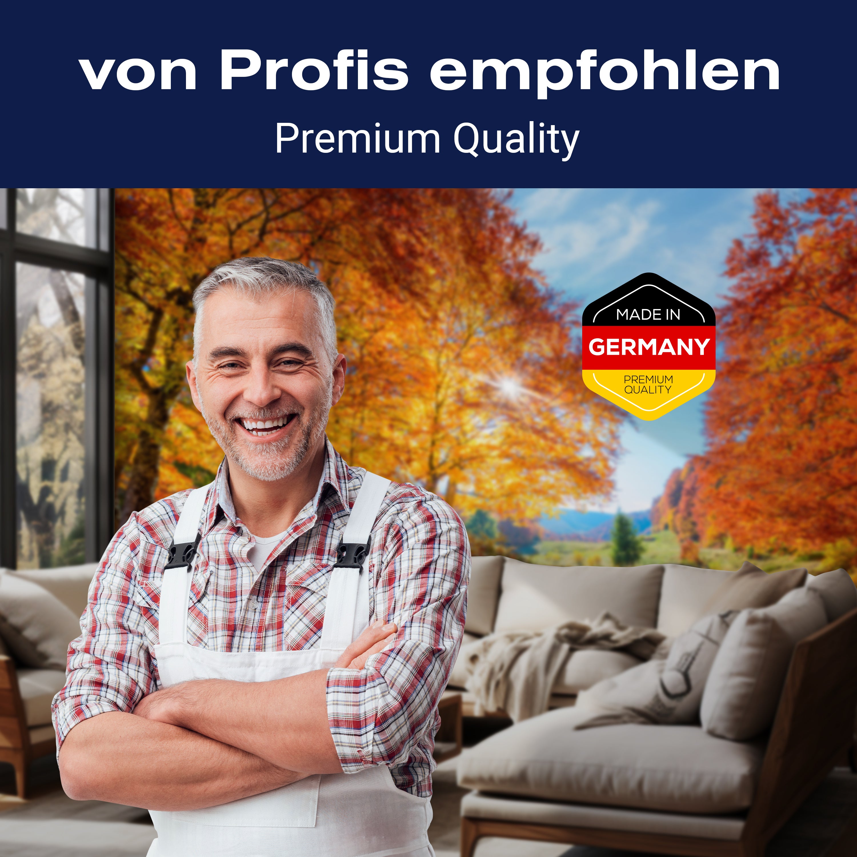 Fototapete Herbst Lichtung Bäume M5686 - Bild 5 Fototapete Herbst Lichtung Bäume M5686 - Bild 5