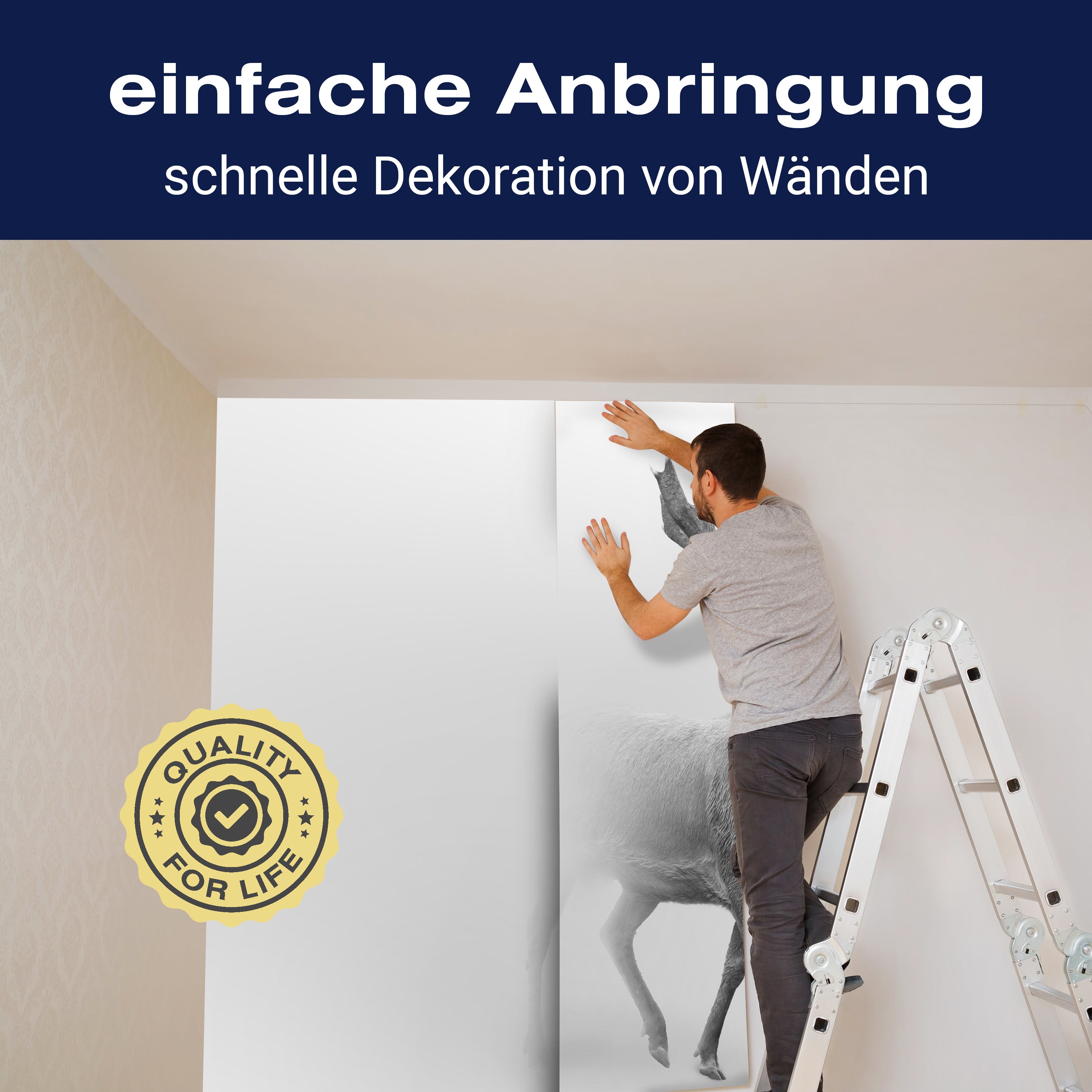 Fototapete Hirsch im Nebel M5910 - Bild 3 Fototapete Hirsch im Nebel M5910 - Bild 3