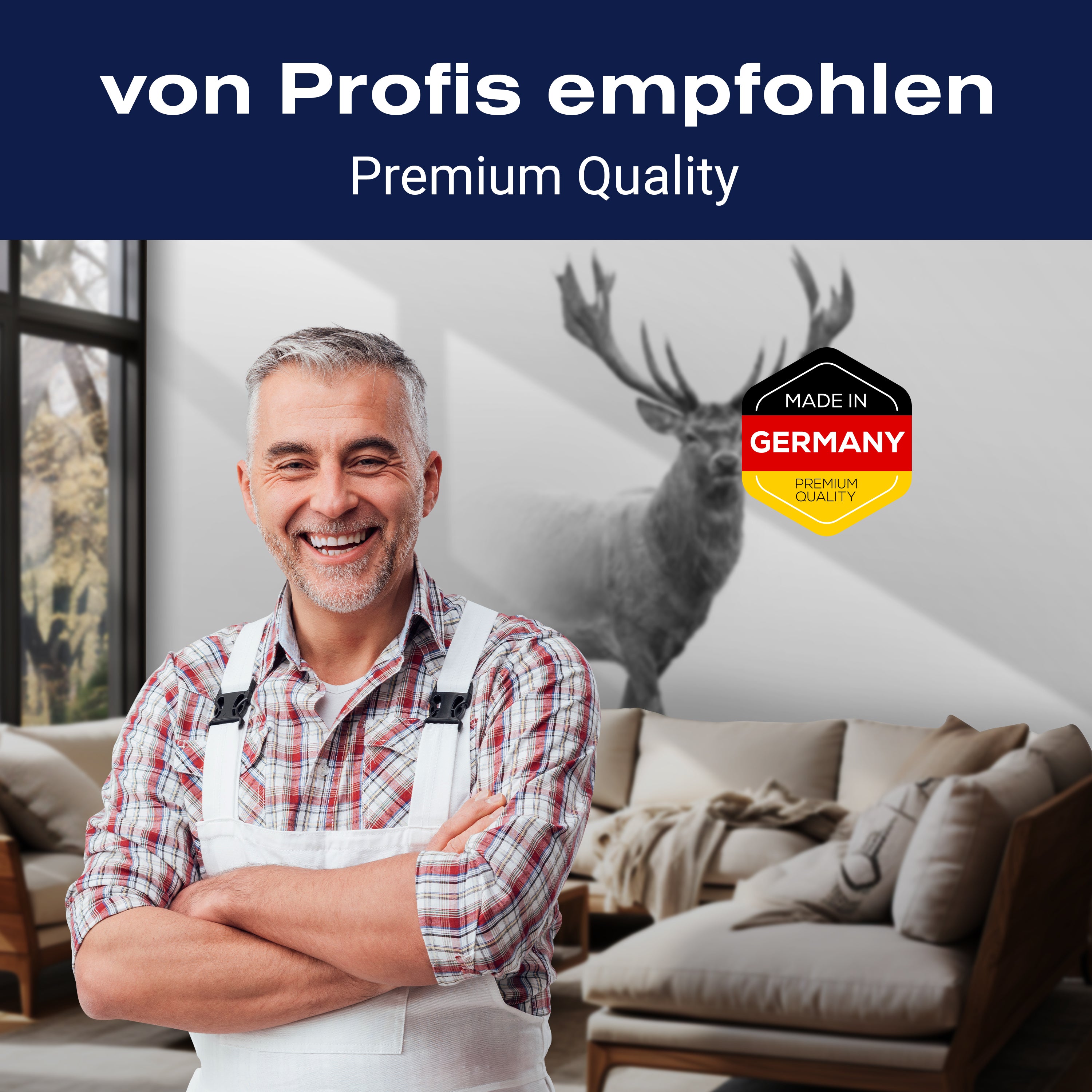 Fototapete Hirsch im Nebel M5910 - Bild 5 Fototapete Hirsch im Nebel M5910 - Bild 5