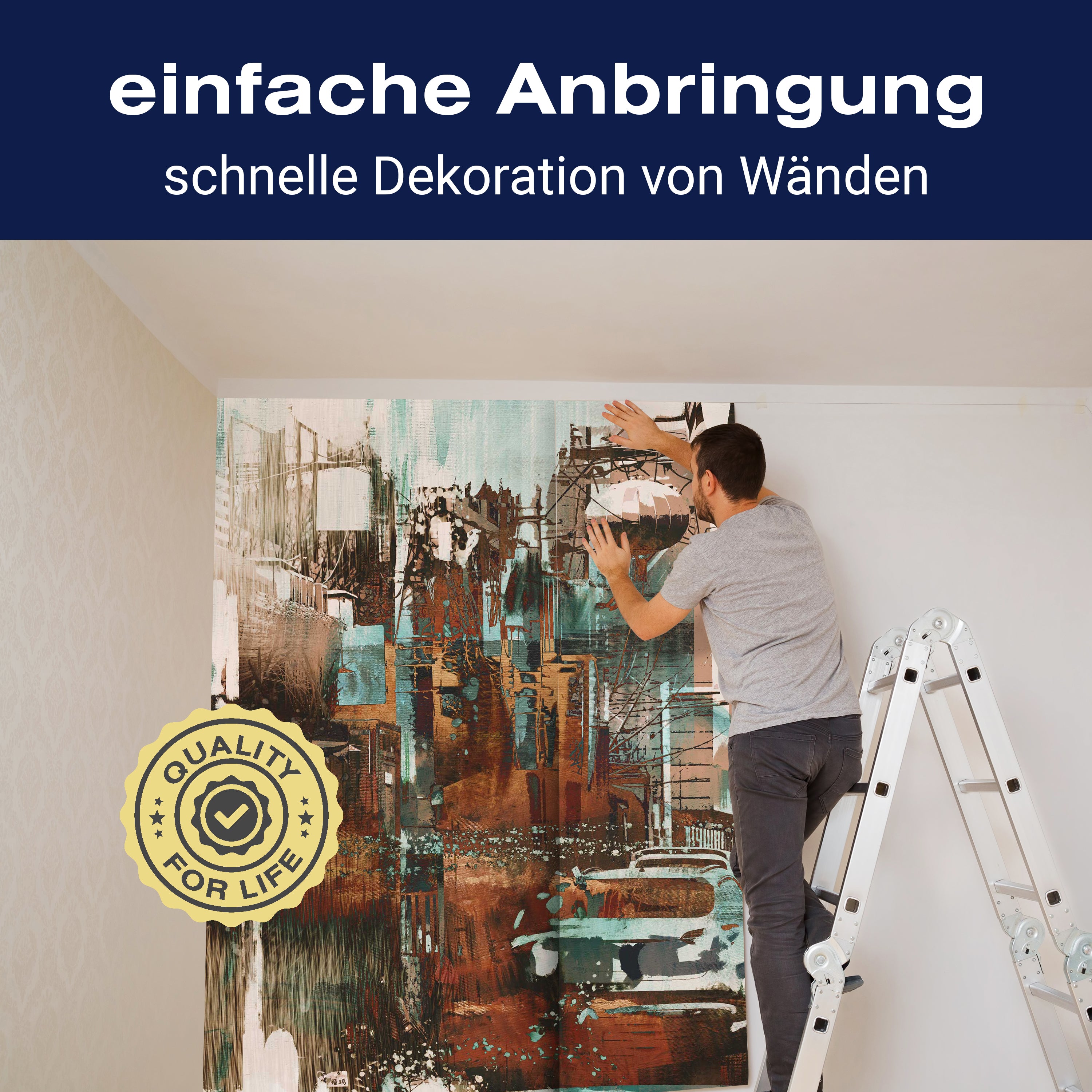 Fototapete Gemälde Brauntöne mit Mensch M5981 - Bild 3 Fototapete Gemälde Brauntöne mit Mensch M5981 - Bild 3