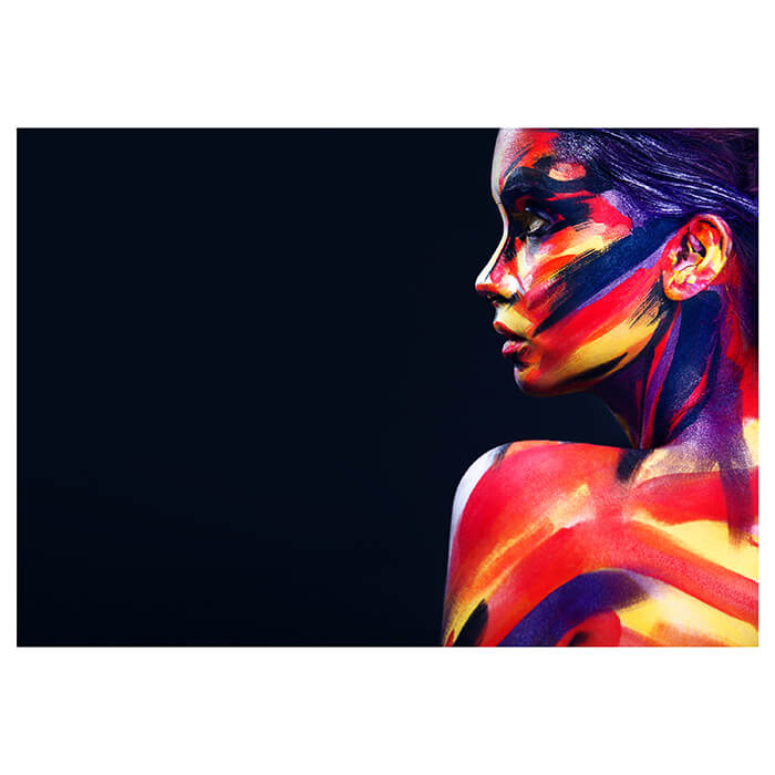 Fototapete Frau mit bemalten Körper M6011 - Bild 2 Fototapete Frau mit bemalten Körper M6011 - Bild 2