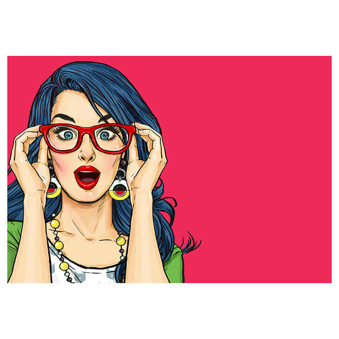 Fototapete Frau in Popart Style M6026 - Bild 2 Fototapete Frau in Popart Style M6026 - Bild 2