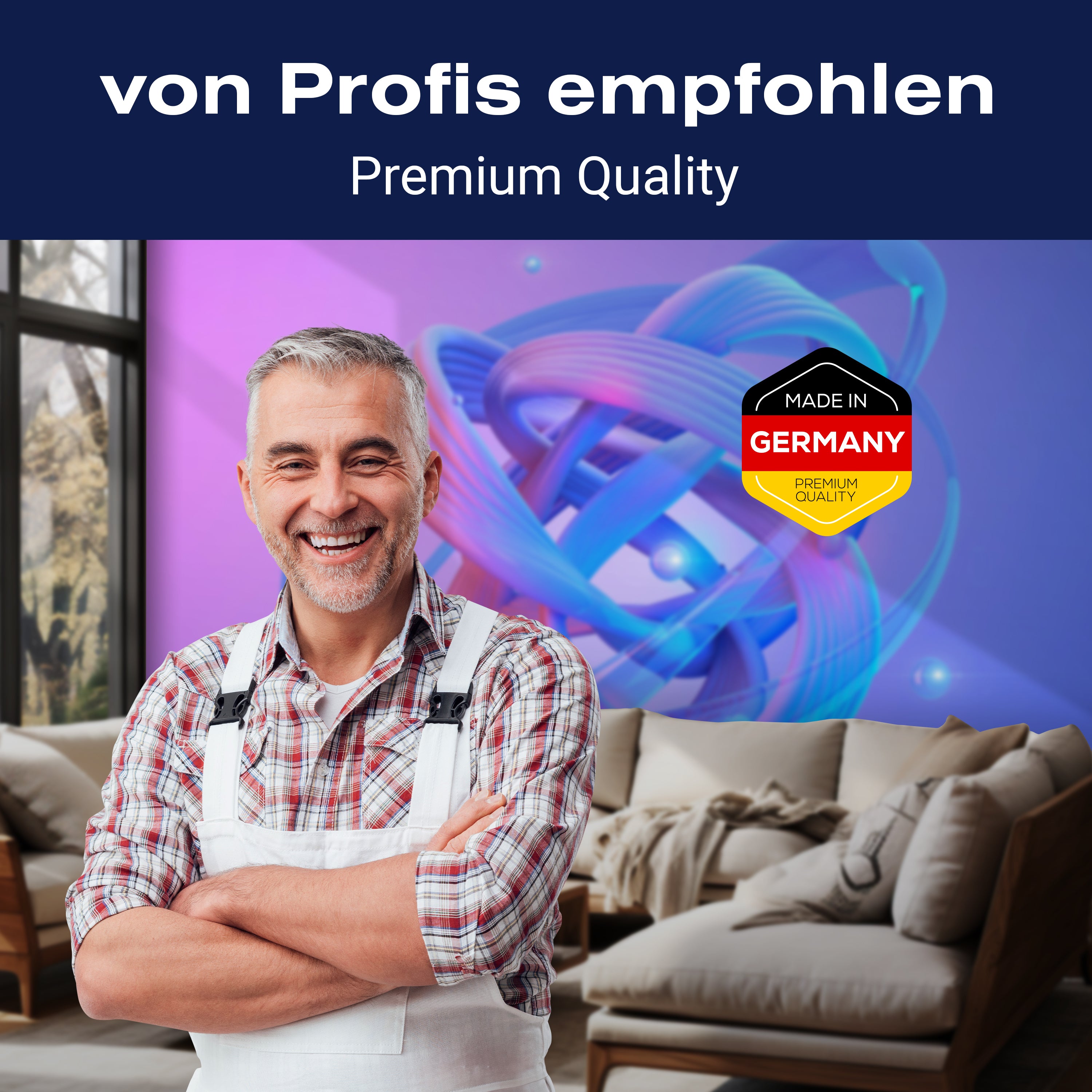 Fototapete Bunter Knoten in Rosa und Blau M6035 - Bild 5 Fototapete Bunter Knoten in Rosa und Blau M6035 - Bild 5