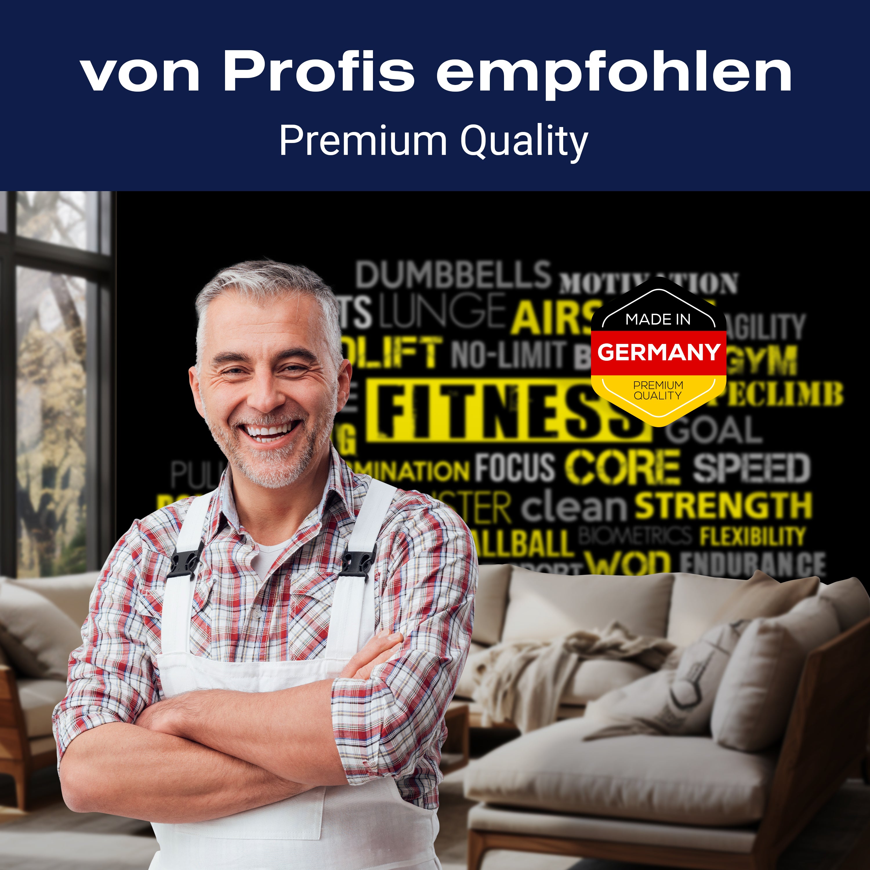 Fototapete Fitnessstudio Gym Training M6158 - Bild 5 Fototapete Fitnessstudio Gym Training M6158 - Bild 5