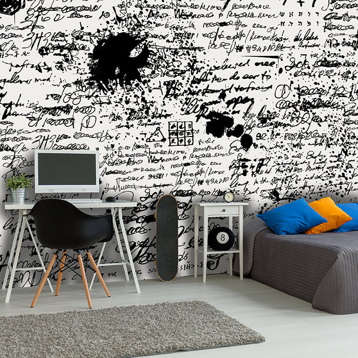 Fototapete Collage Schrift Grunge M6160 - Bild 1 Fototapete Collage Schrift Grunge M6160 - Bild 1
