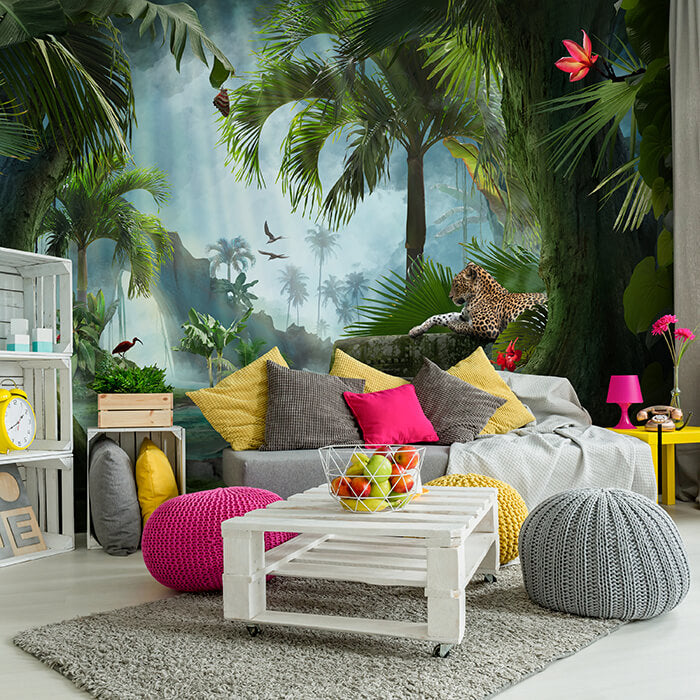 Fototapete Dschungel Jaguar Regenwald M6177 - Bild 1 Fototapete Dschungel Jaguar Regenwald M6177 - Bild 1