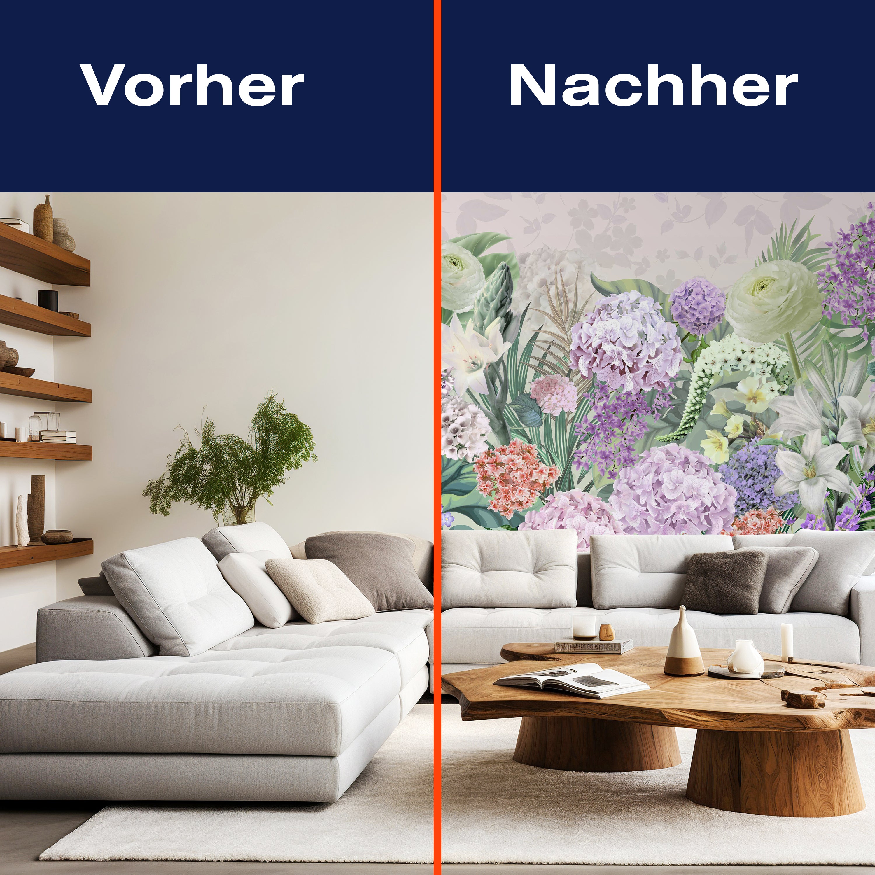 Fototapete Blumen Blüten Wiese M6248 - Bild 9 Fototapete Blumen Blüten Wiese M6248 - Bild 9