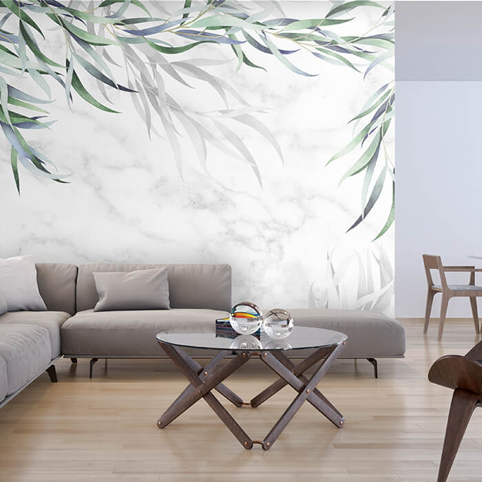 Fototapete Olivenzweige Blätter mediterran M6270 - Bild 1 Fototapete Olivenzweige Blätter mediterran M6270 - Bild 1