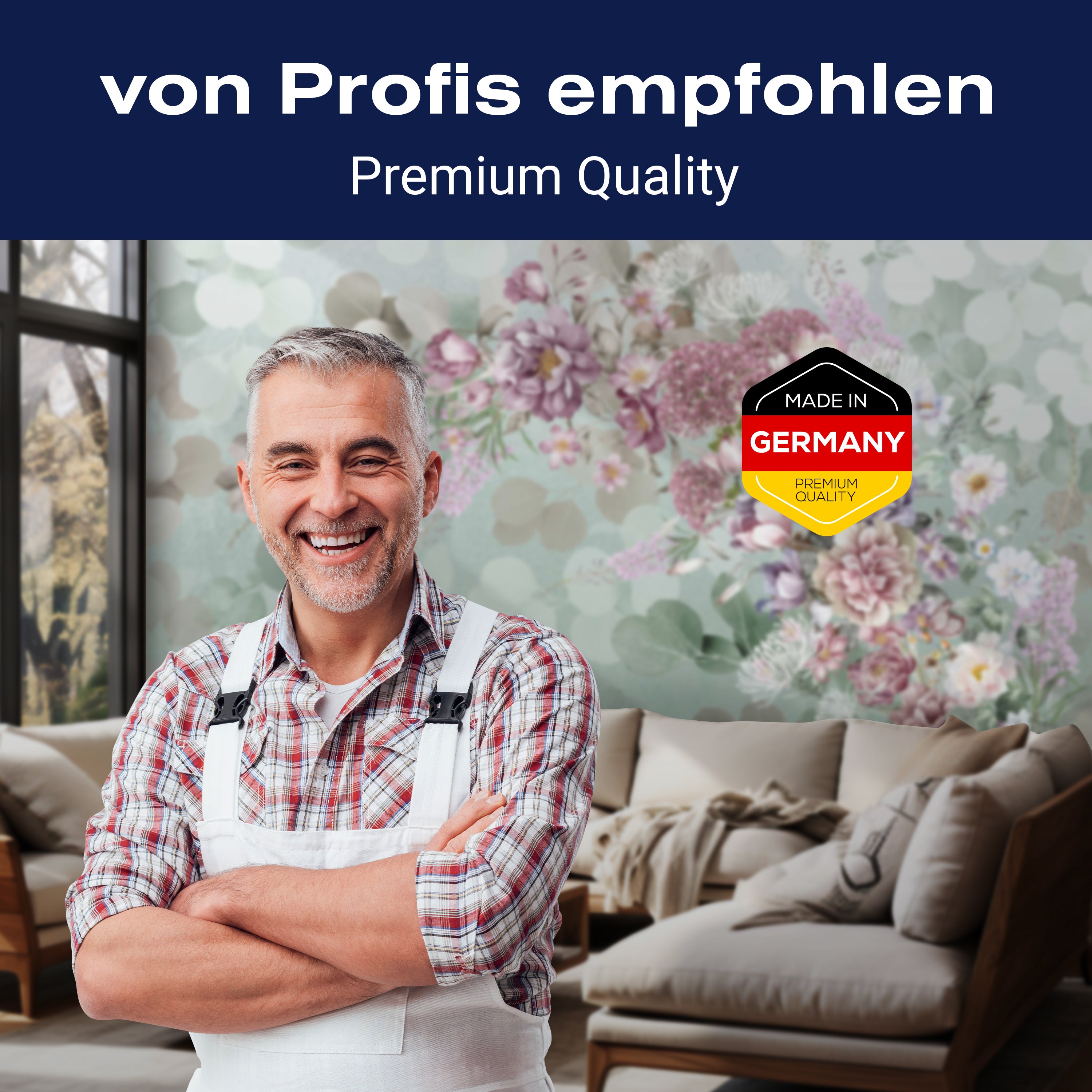 Fototapete Vintage Blumen Illustration M6283 - Bild 5 Fototapete Vintage Blumen Illustration M6283 - Bild 5