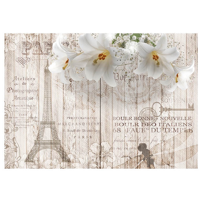 Fototapete Vintage Eiffelturm Holz M6303 - Bild 2 Fototapete Vintage Eiffelturm Holz M6303 - Bild 2