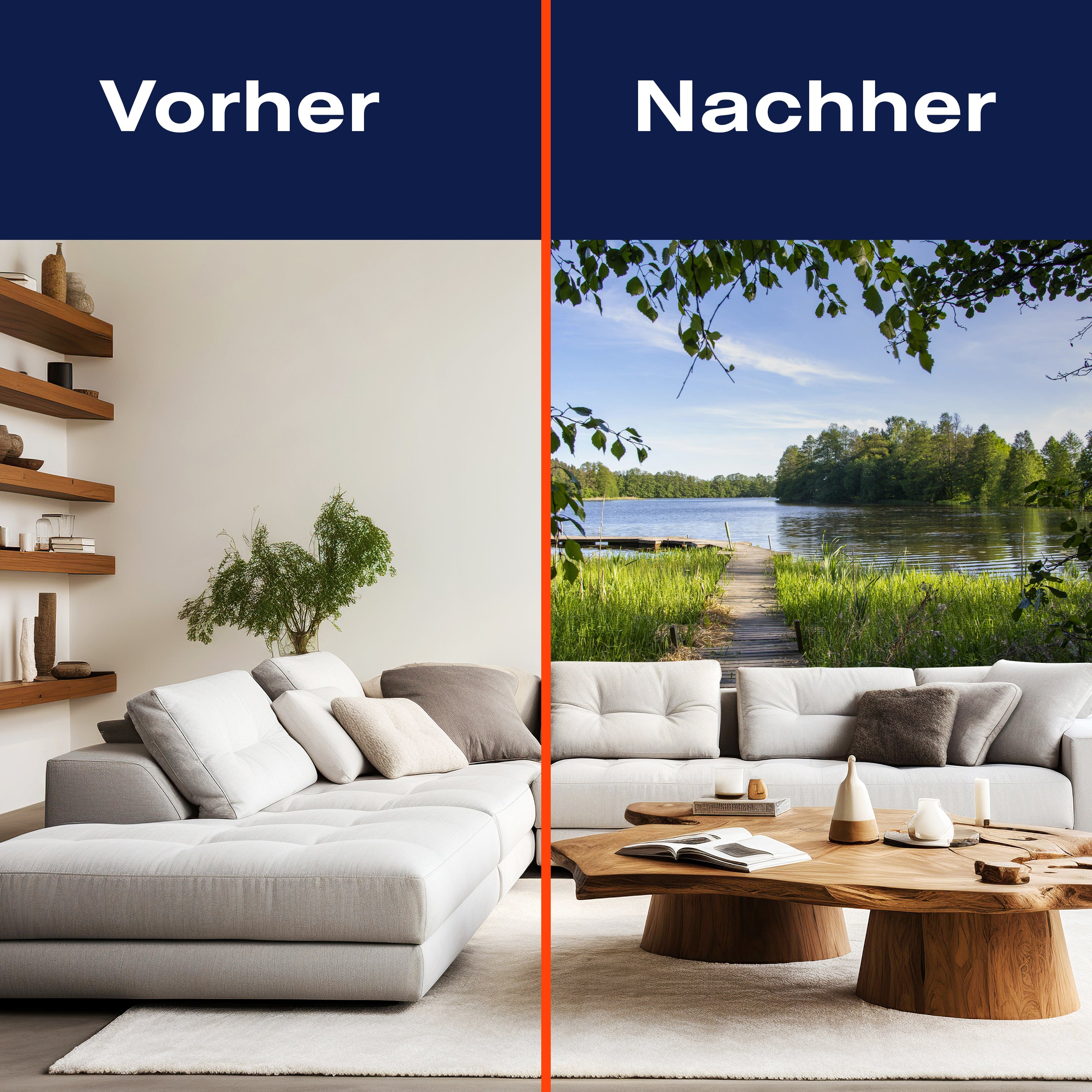 Fototapete See Weg Wald M6472 - Bild 9 Fototapete See Weg Wald M6472 - Bild 9