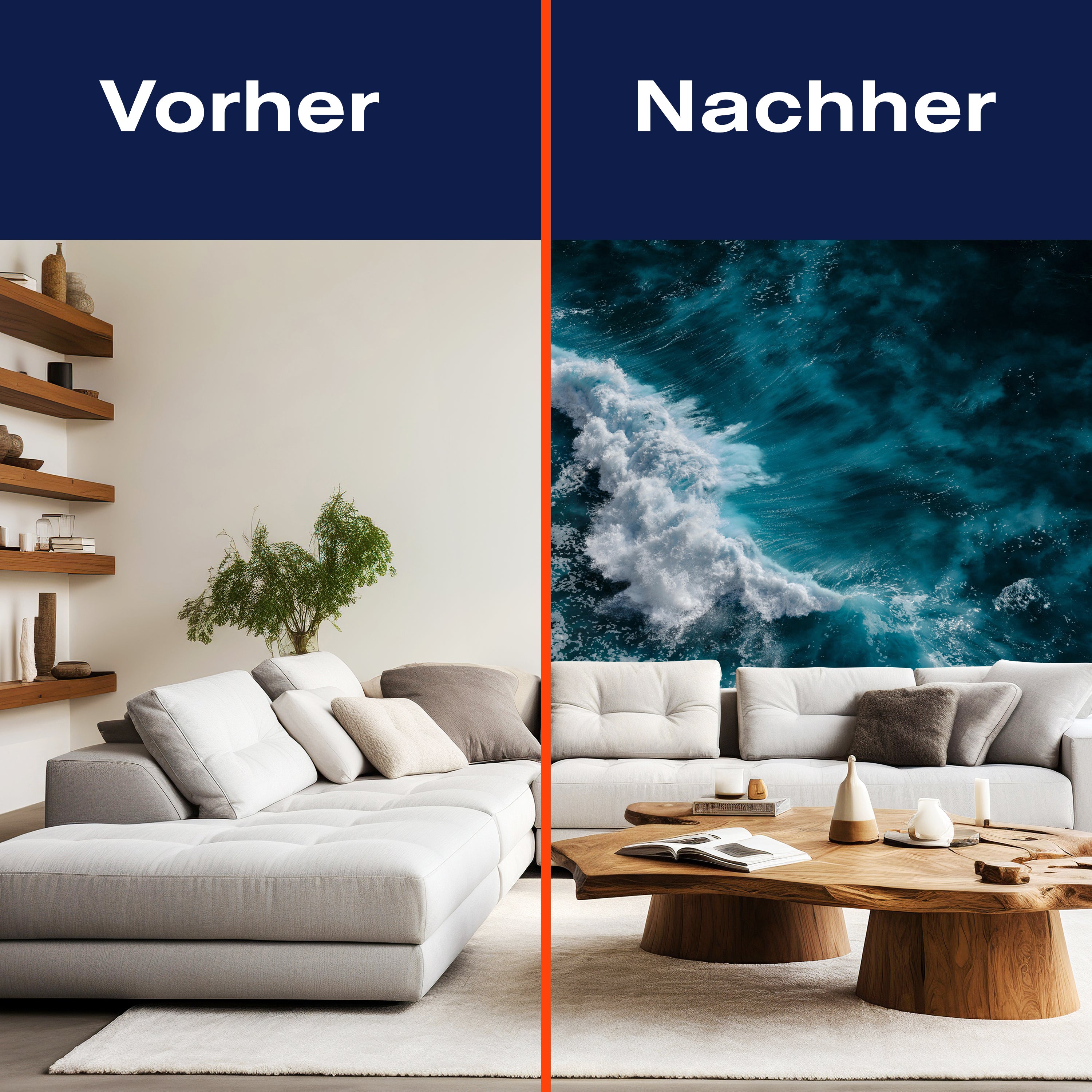 Fototapete aufgewühltes Meer Wellen M6488 - Bild 9 Fototapete aufgewühltes Meer Wellen M6488 - Bild 9