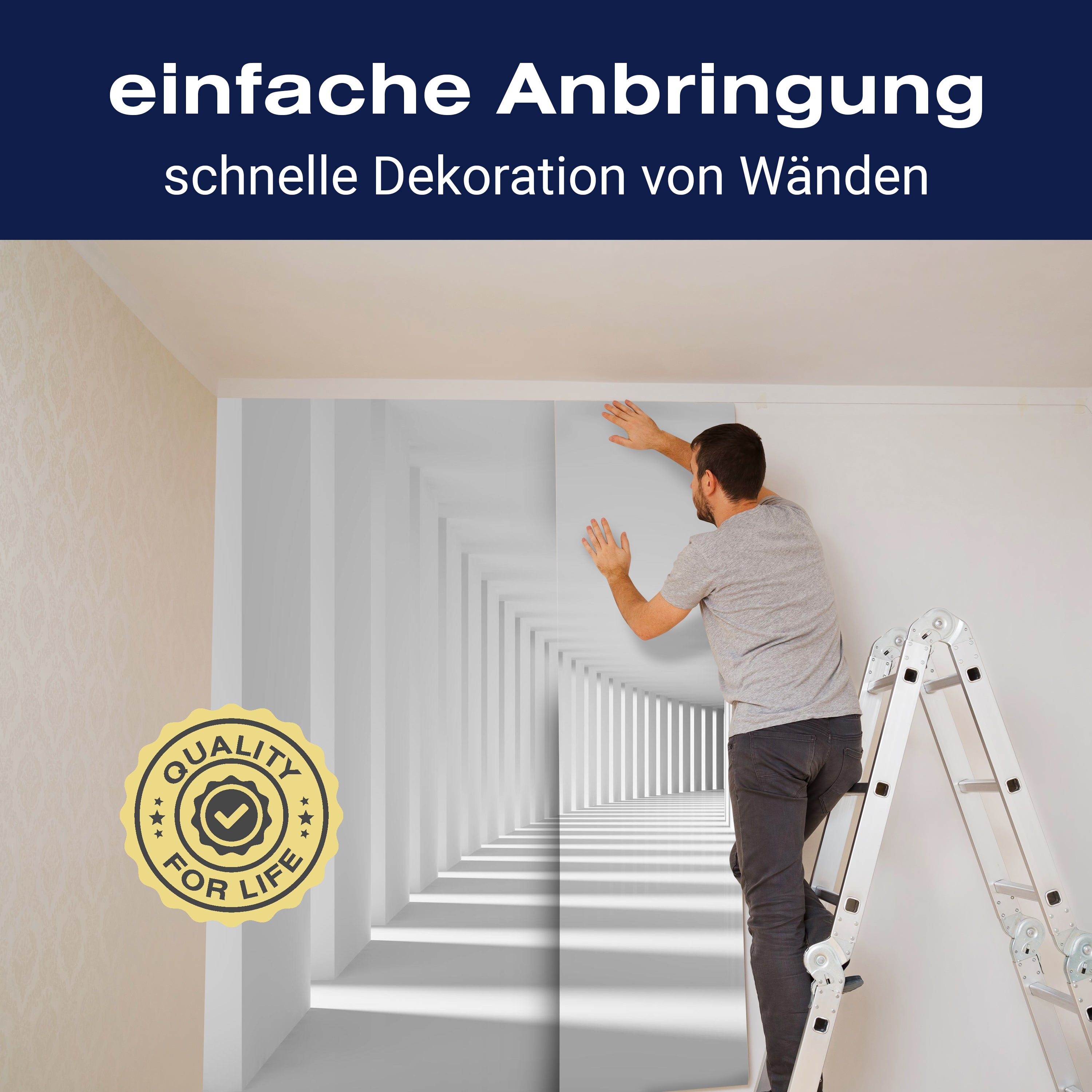 Fototapete Raumerweiterung Flur Gang M6490 - Bild 3 Fototapete Raumerweiterung Flur Gang M6490 - Bild 3