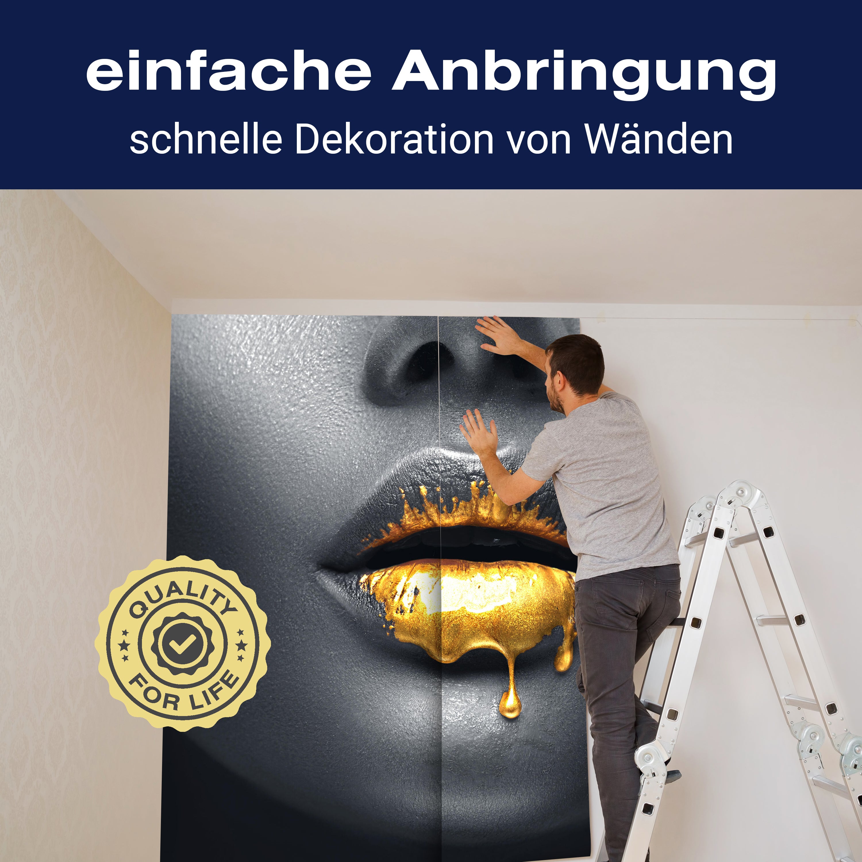 Fototapete Frau Mund Farbe M6517 - Bild 3 Fototapete Frau Mund Farbe M6517 - Bild 3