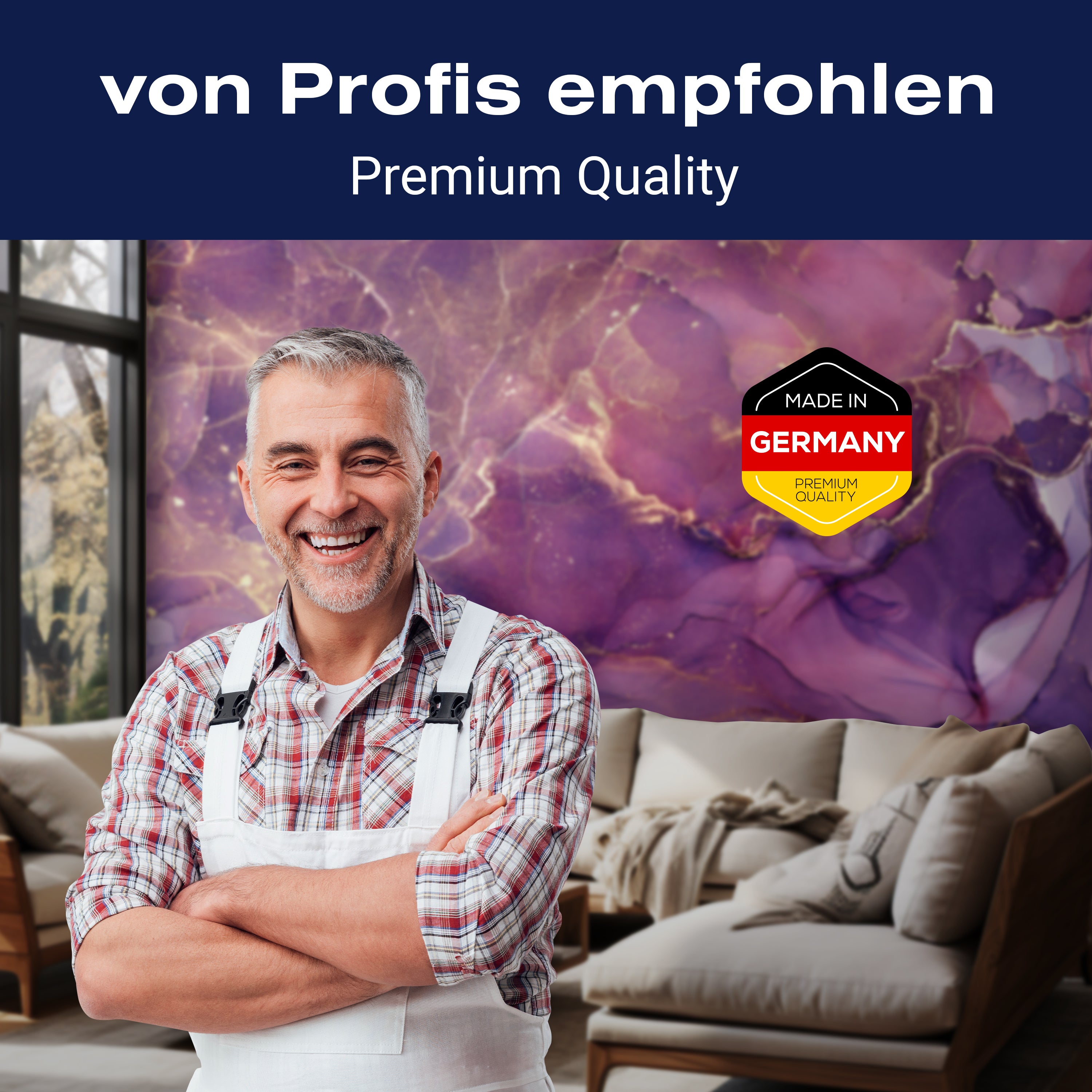 Fototapete Steinoptik Kunst rosa violett M6564 - Bild 5 Fototapete Steinoptik Kunst rosa violett M6564 - Bild 5