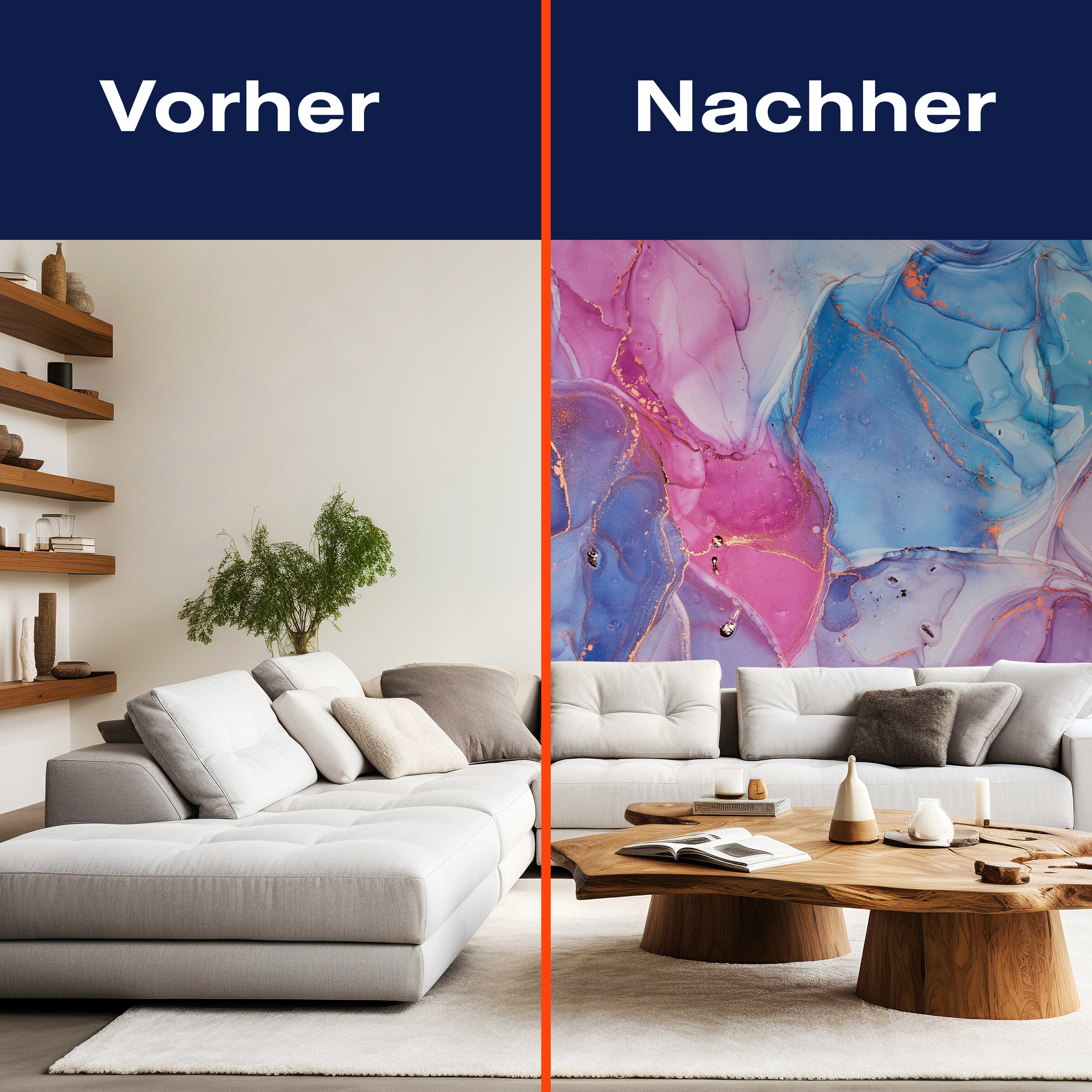 Fototapete Marmoroptik Kunst Wasserfarben rosa M6573 - Bild 9 Fototapete Marmoroptik Kunst Wasserfarben rosa M6573 - Bild 9