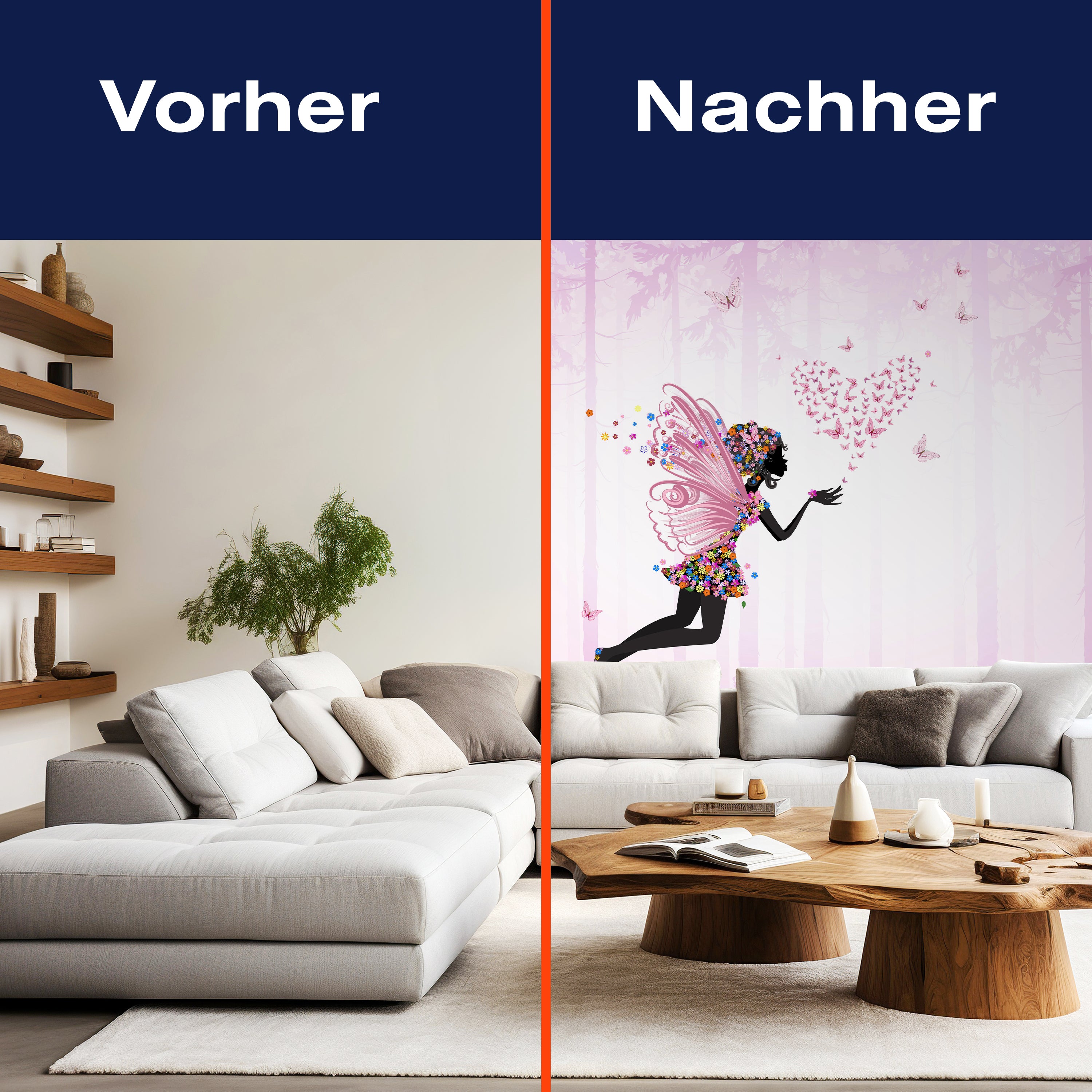 Fototapete Elfe Herz Wald rosa M6597 - Bild 9 Fototapete Elfe Herz Wald rosa M6597 - Bild 9