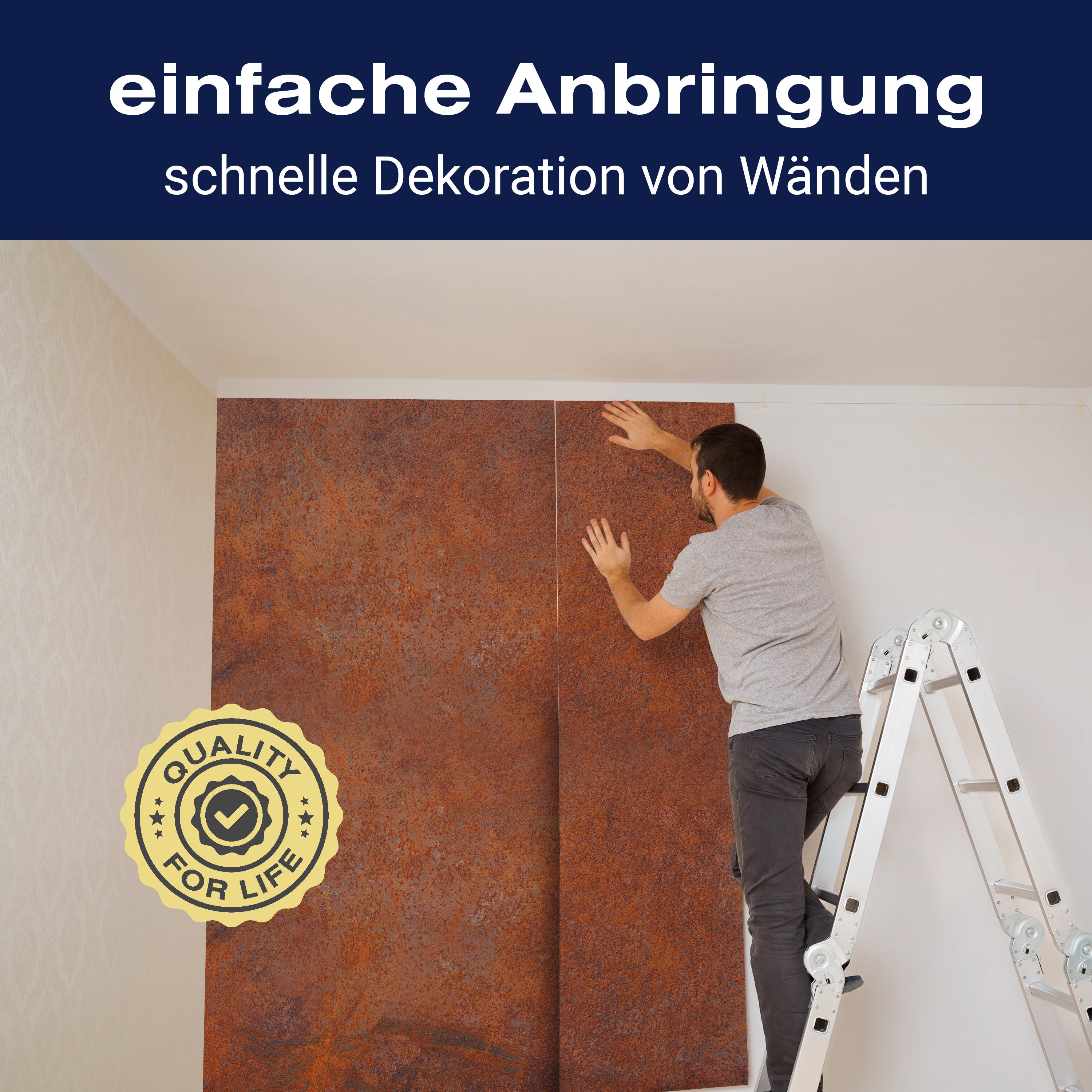 Fototapete Metall Grunge Rost M6606 - Bild 3 Fototapete Metall Grunge Rost M6606 - Bild 3