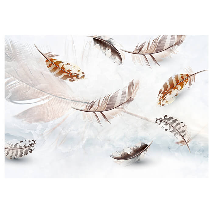 Fototapete Federn braun hellbraun M6631 - Bild 2 Fototapete Federn braun hellbraun M6631 - Bild 2