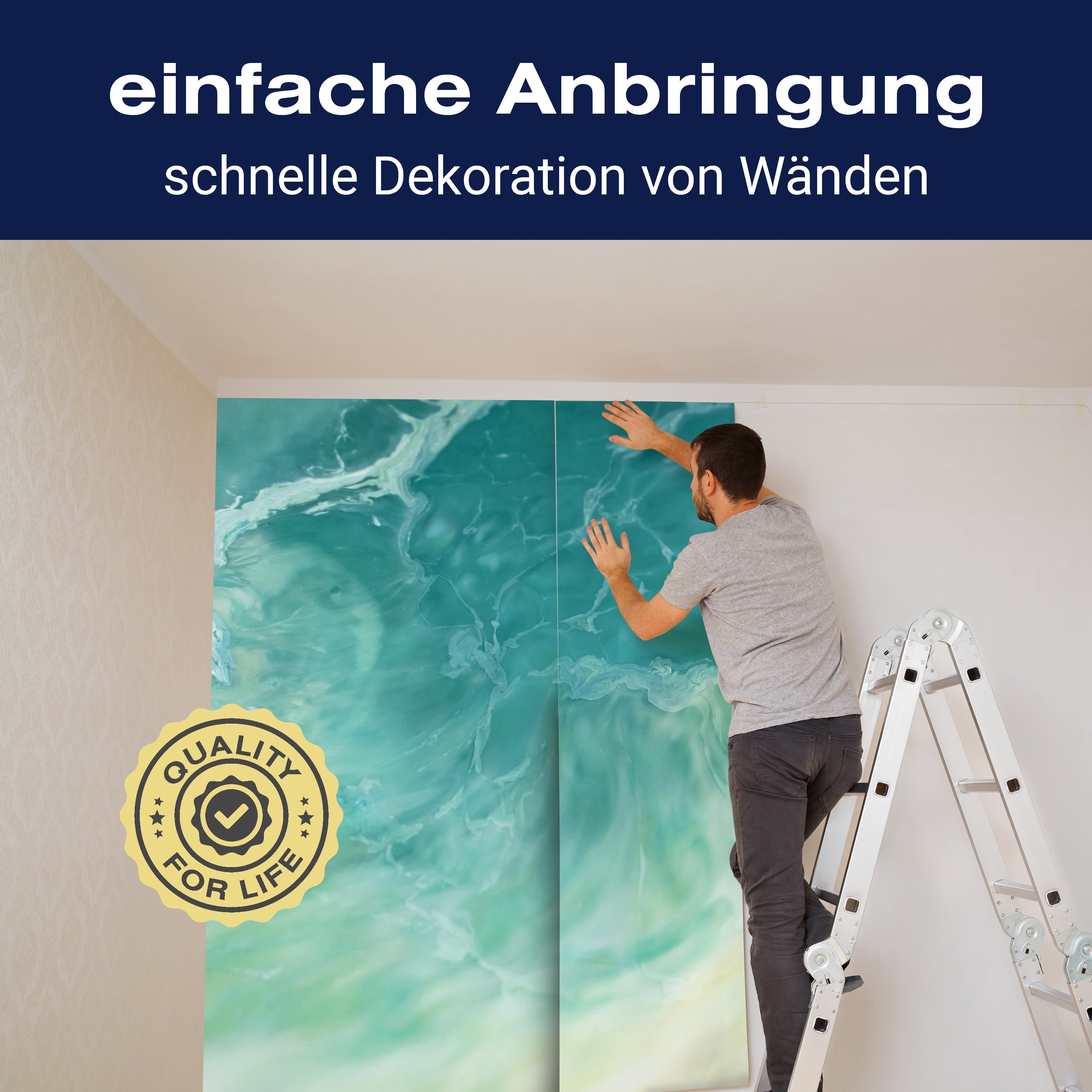 Fototapete Wellen Textur Muster Epoxidharz M6660 - Bild 3 Fototapete Wellen Textur Muster Epoxidharz M6660 - Bild 3