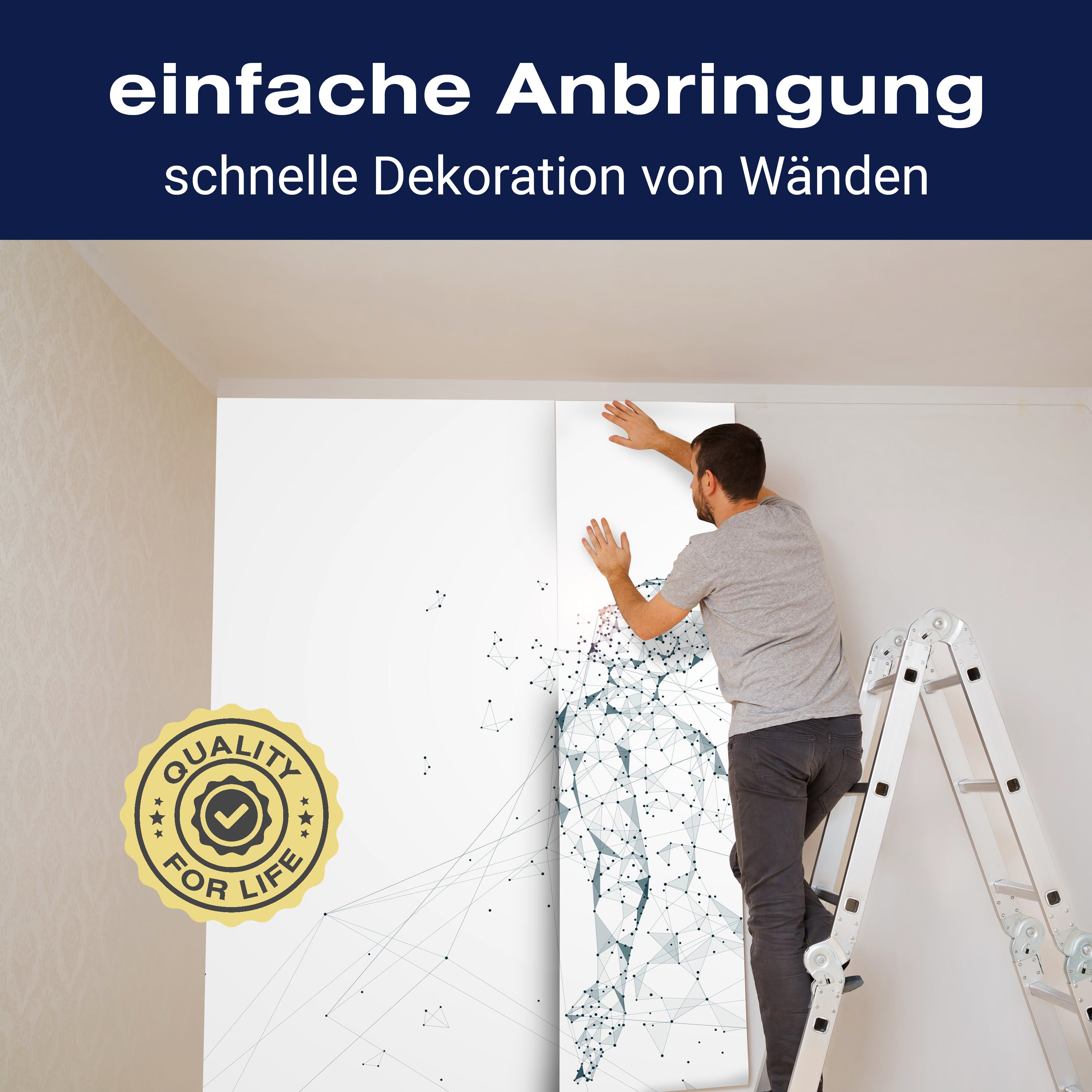 Fototapete Mensch geometrisch Dreiecke M6681 - Bild 3 Fototapete Mensch geometrisch Dreiecke M6681 - Bild 3