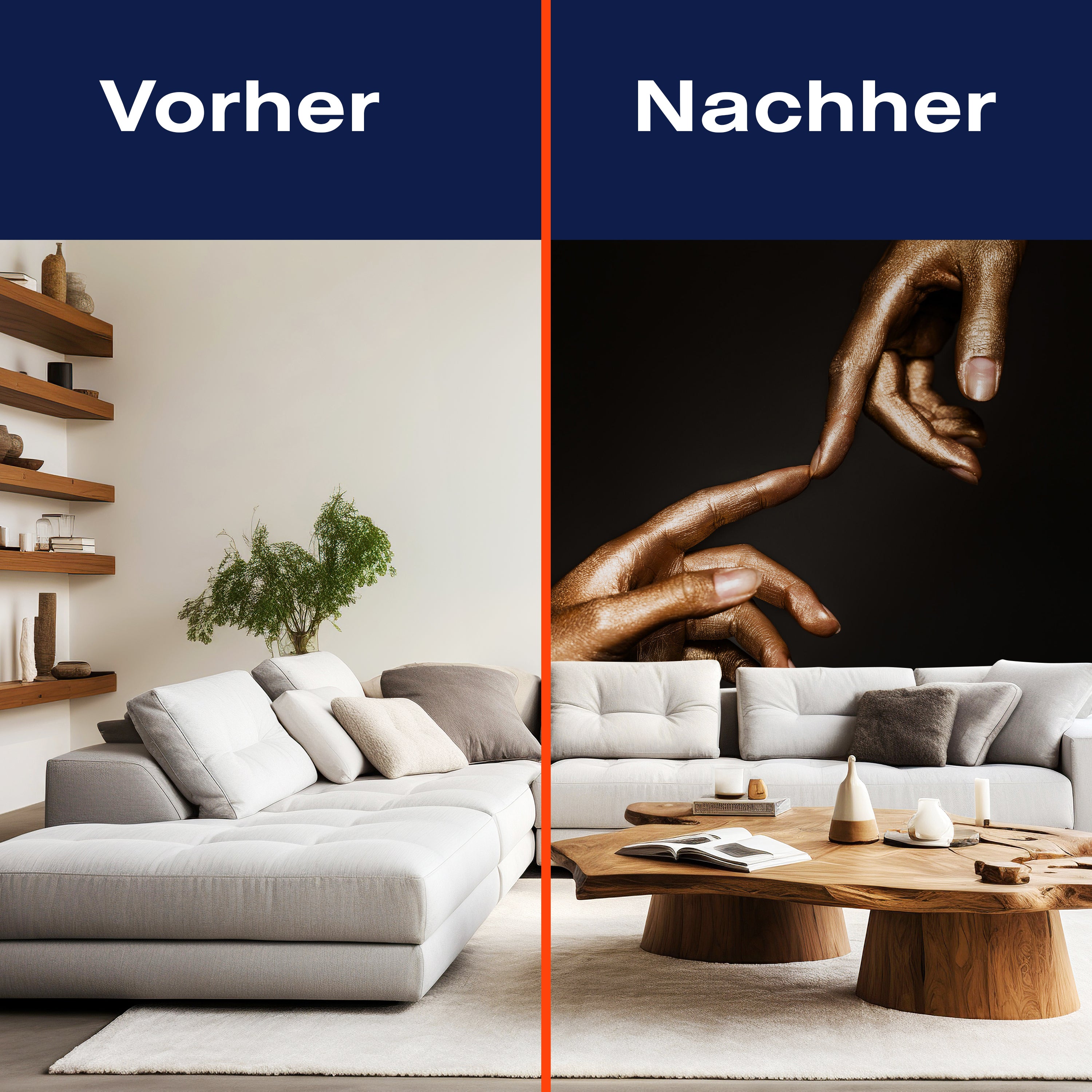 Fototapete Hände gold Puder M6689 - Bild 9 Fototapete Hände gold Puder M6689 - Bild 9