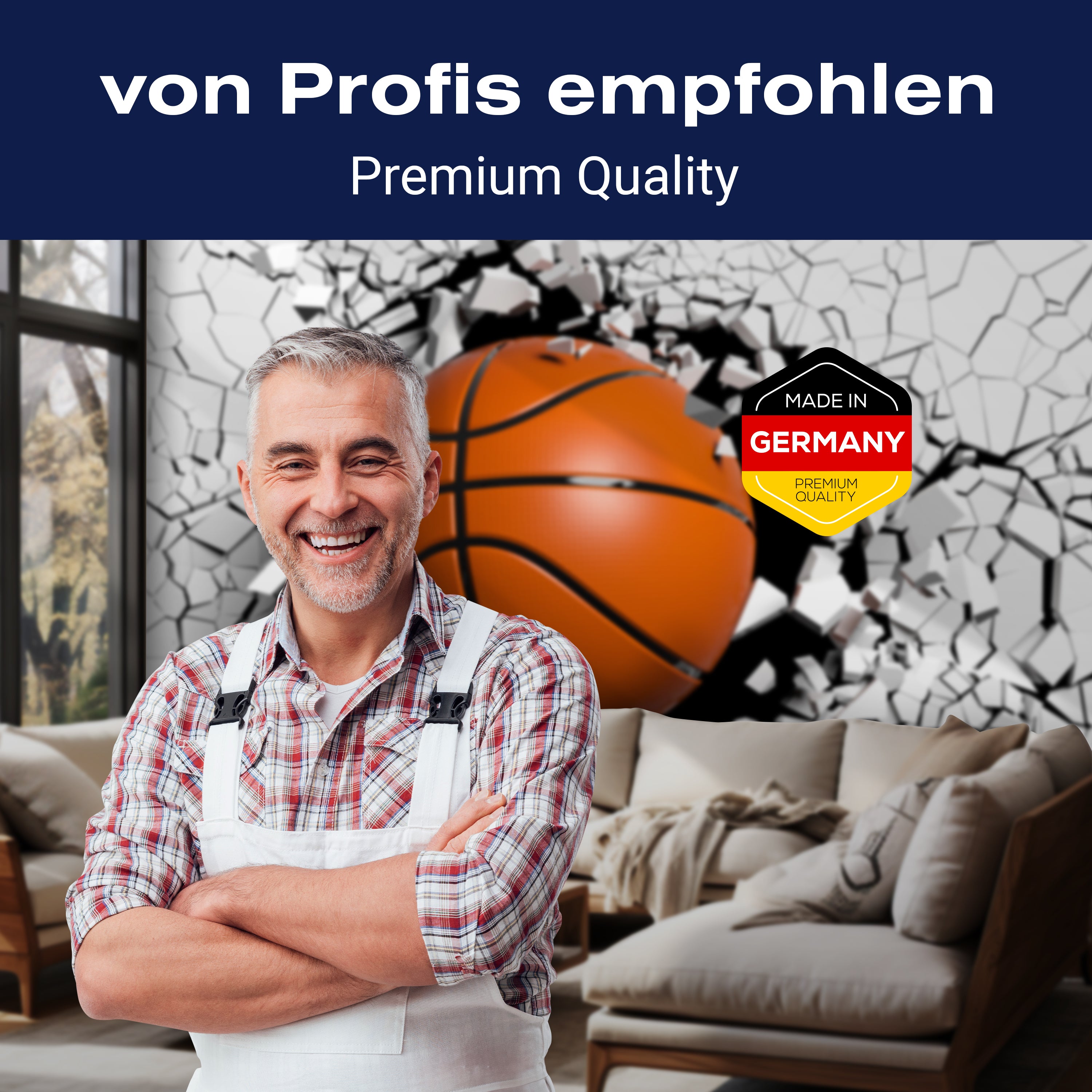 Fototapete Wanddurchbruch 3D Optik Ball M6698 - Bild 5 Fototapete Wanddurchbruch 3D Optik Ball M6698 - Bild 5