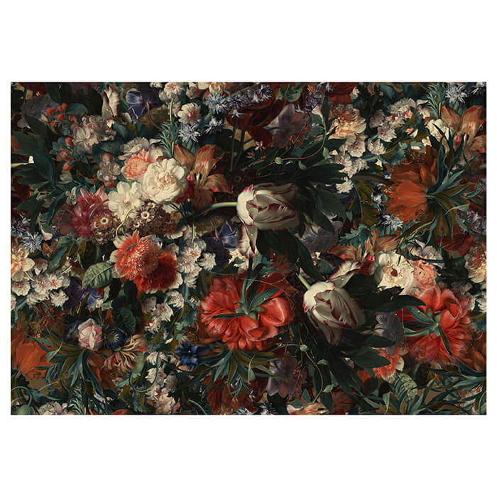 Fototapete Vintage Blüten bunt M6718 - Bild 2 Fototapete Vintage Blüten bunt M6718 - Bild 2