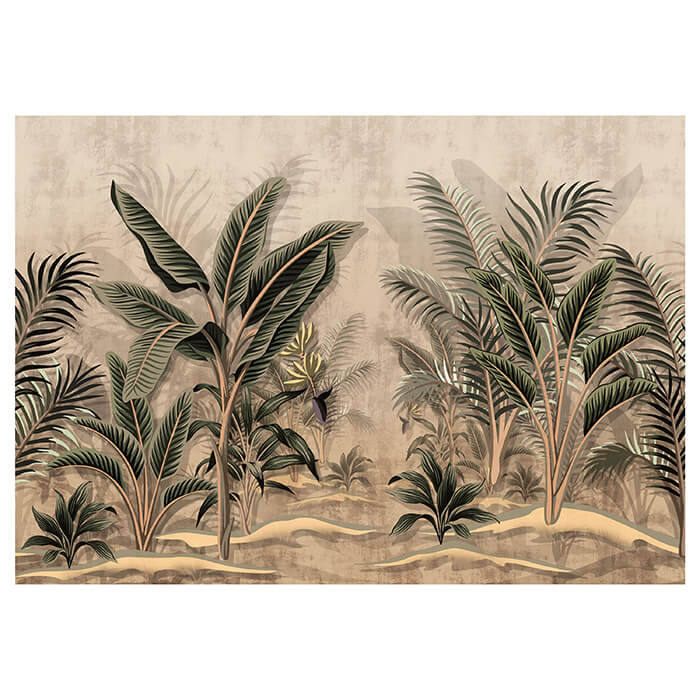 Fototapete Palmen Vintage Papier M6719 - Bild 2 Fototapete Palmen Vintage Papier M6719 - Bild 2