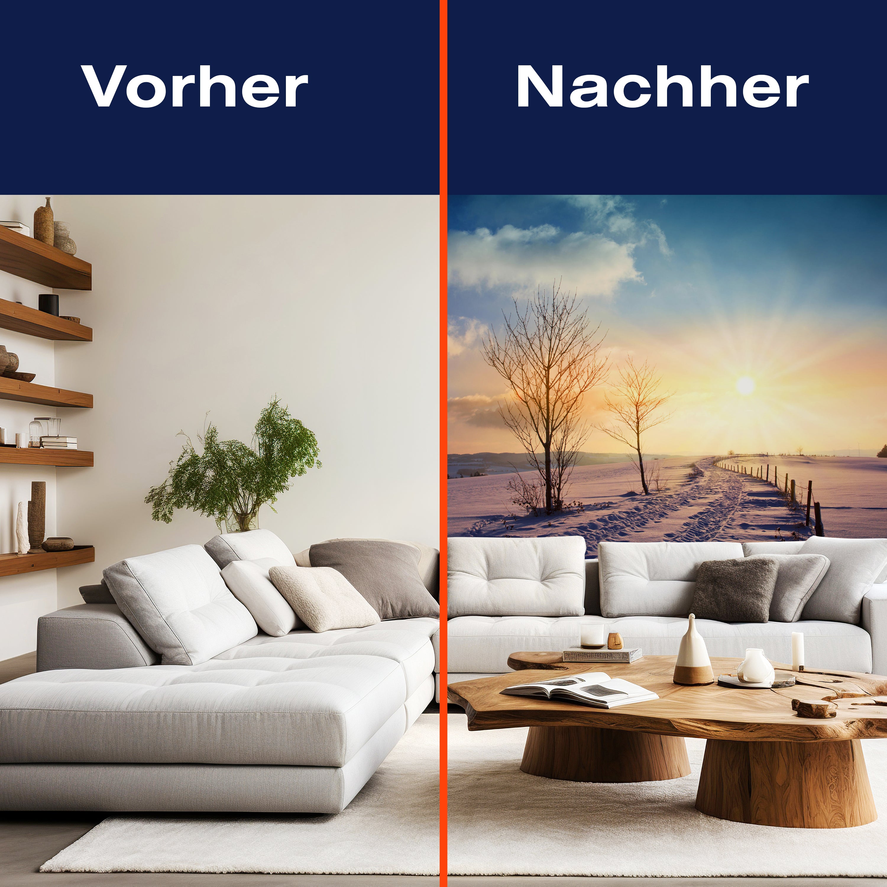 Fototapete Schnee Zaun Bäume Sonne M6813 - Bild 9 Fototapete Schnee Zaun Bäume Sonne M6813 - Bild 9