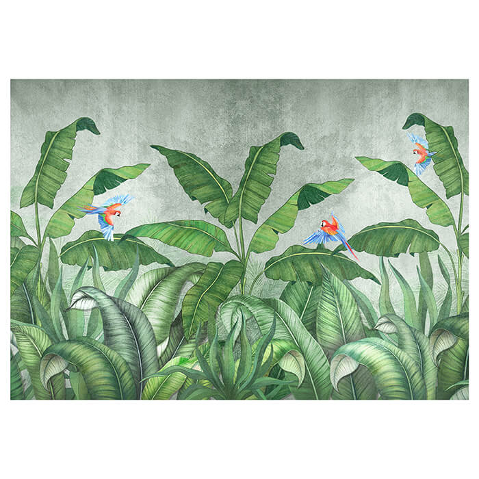 Fototapete Papageien Palme Vögel M6814 - Bild 2 Fototapete Papageien Palme Vögel M6814 - Bild 2