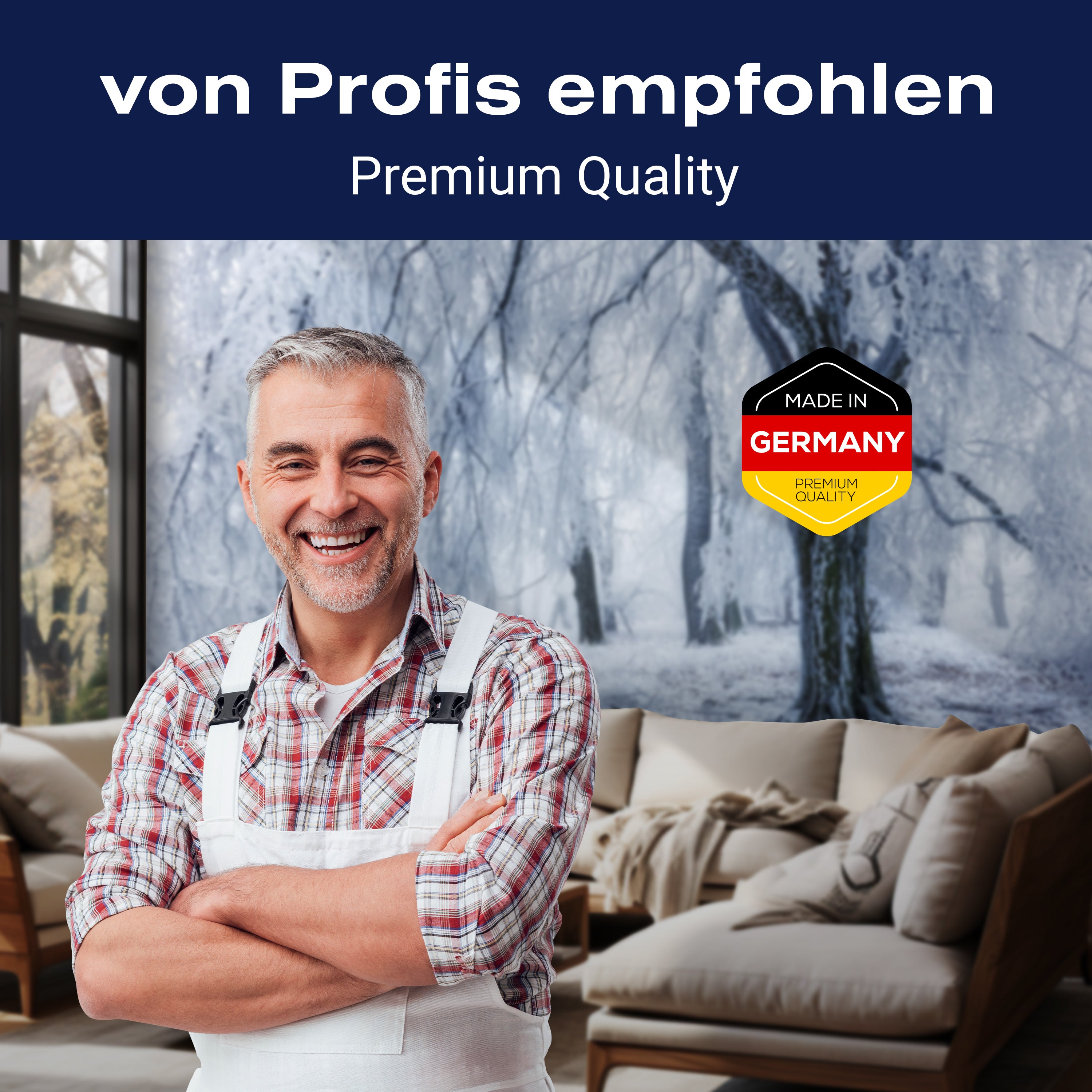 Fototapete Schnee Winter Wald M6817 - Bild 5 Fototapete Schnee Winter Wald M6817 - Bild 5