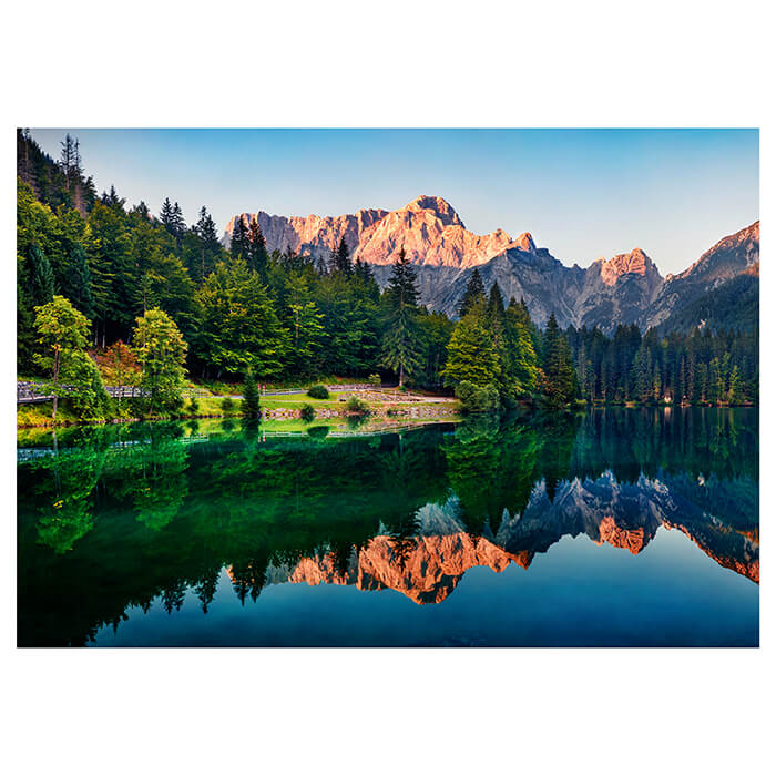 Fototapete Berge See Landschaft Wald M6842 - Bild 2 Fototapete Berge See Landschaft Wald M6842 - Bild 2